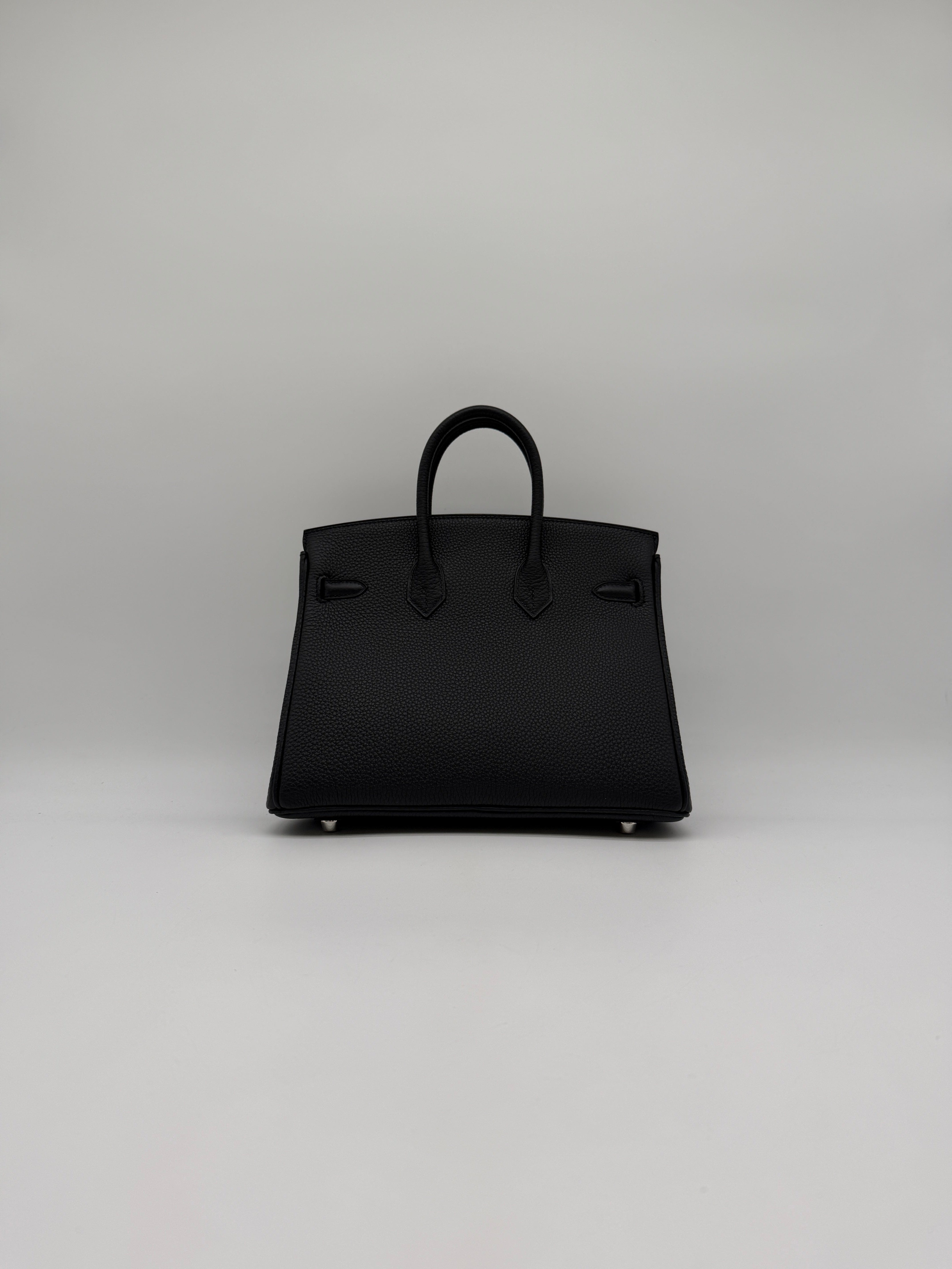 Hermès Hermès Birkin 25 Black Togo Palladium Hardware