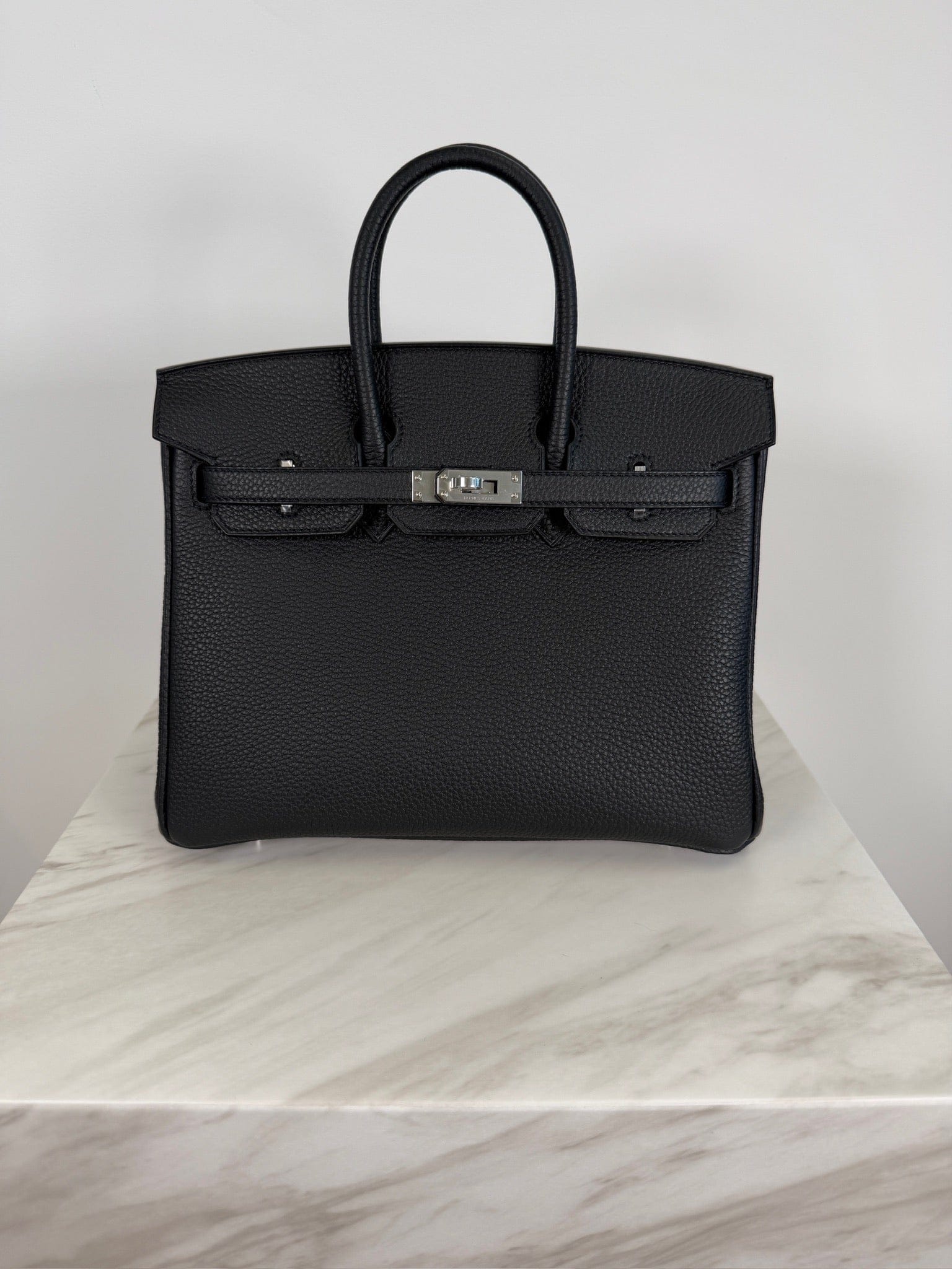 Hermès Hermès Birkin 25 Black Togo Palladium Hardware