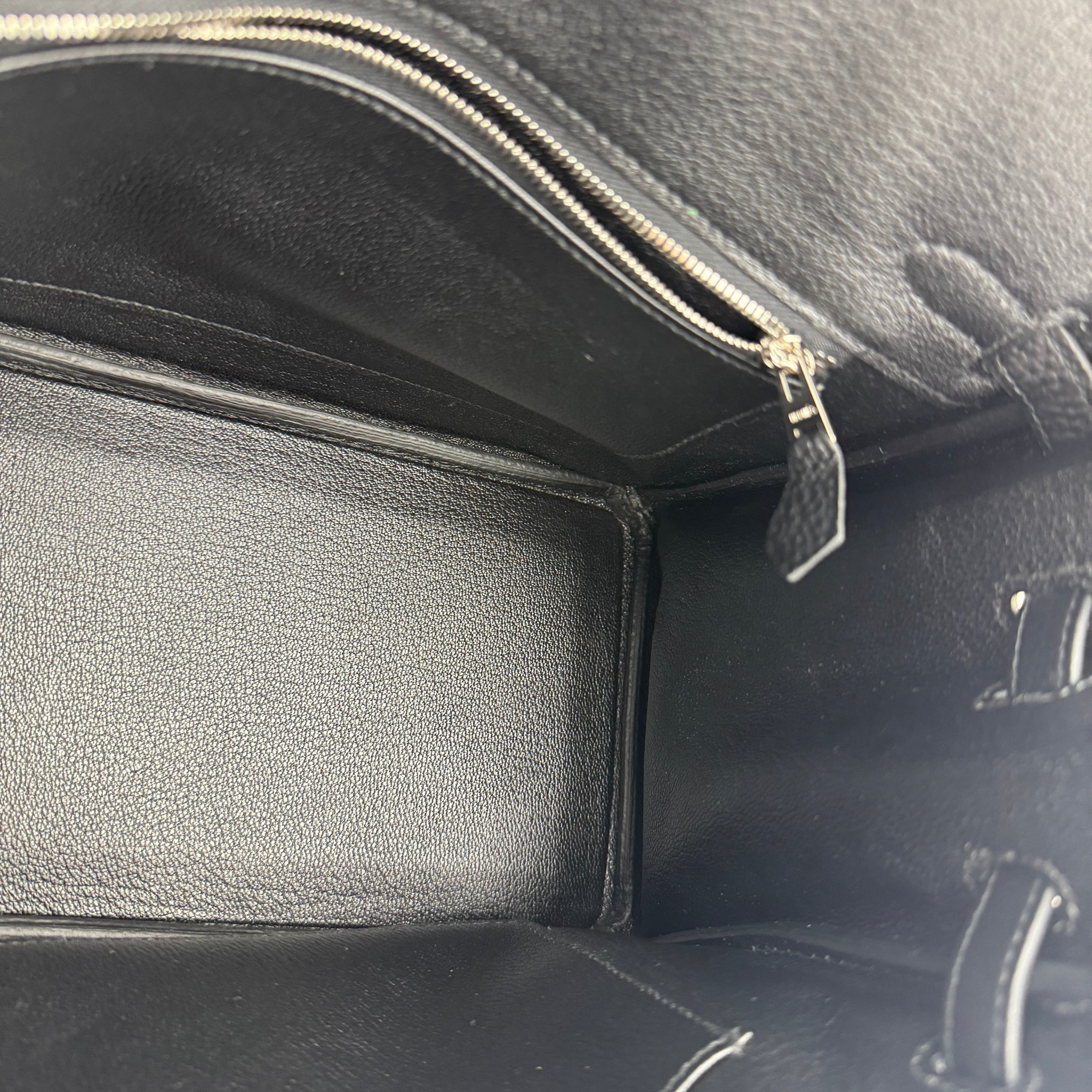 Hermès Hermes Birkin 25 Black togo PHW K B-338919