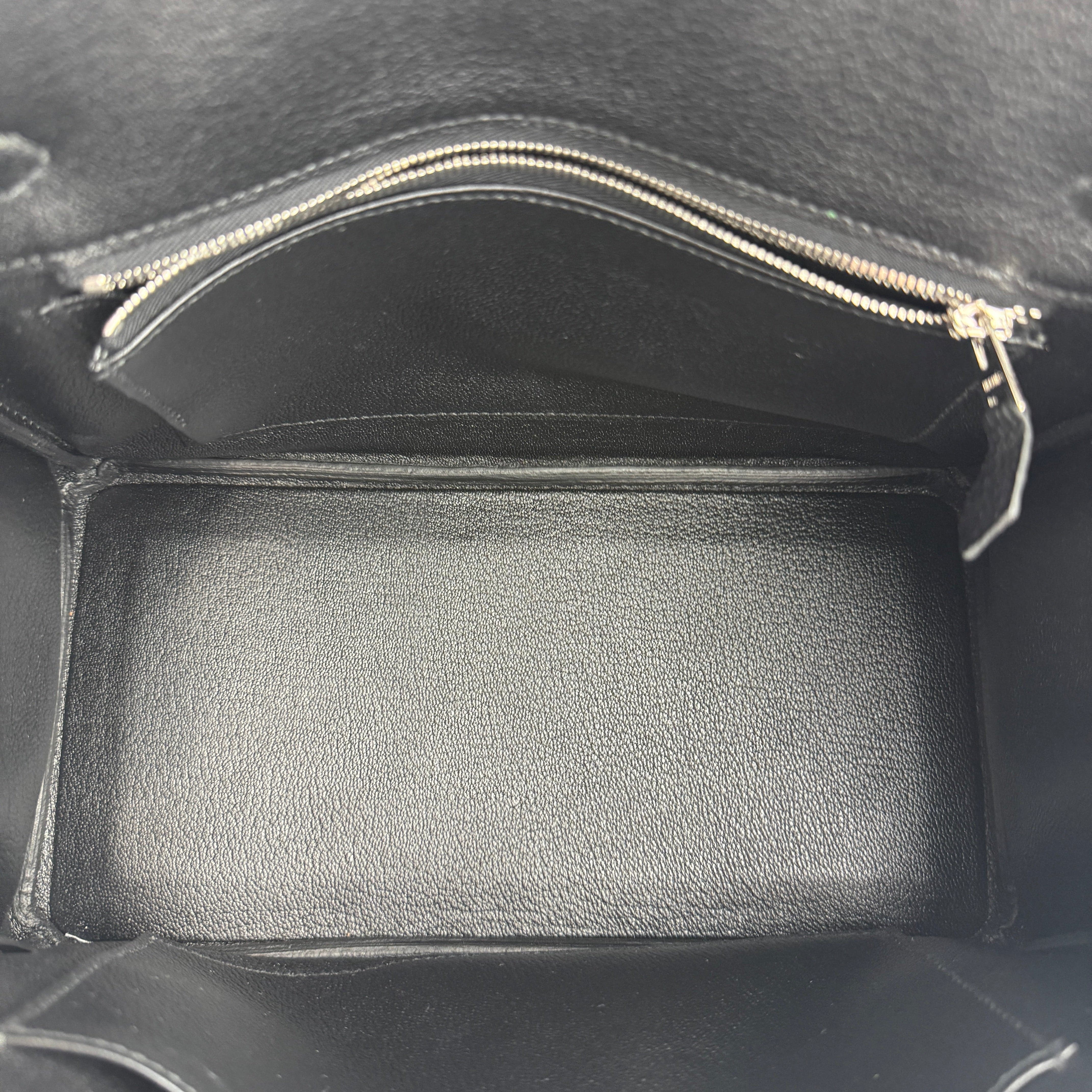 Hermès Hermes Birkin 25 Black togo PHW K B-338919