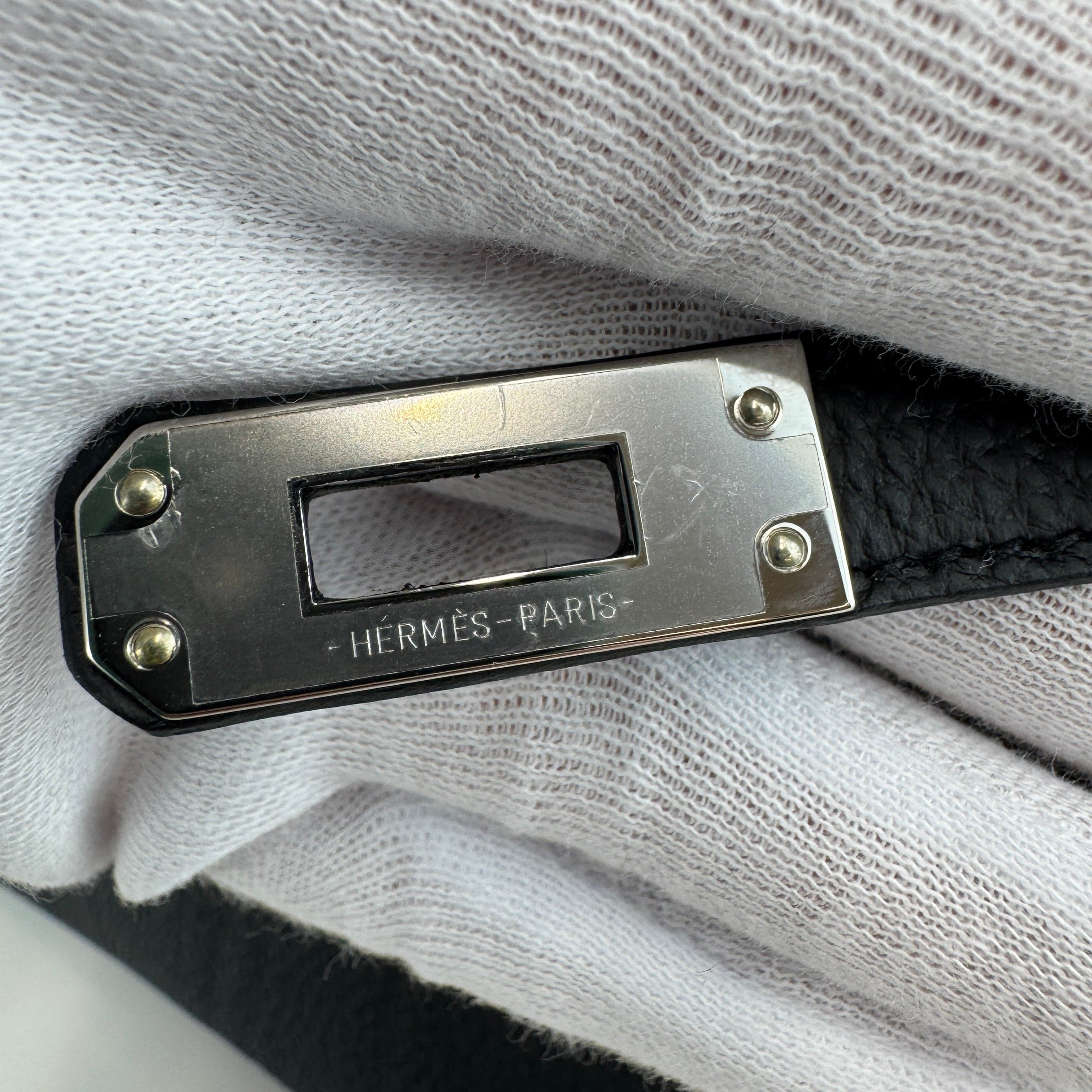 Hermès Hermes Birkin 25 Black togo PHW K B-338919