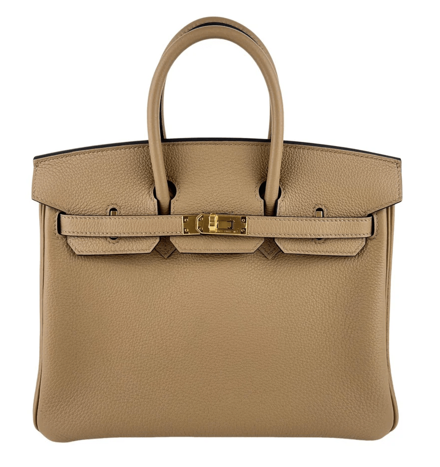 Hermès **Hermes Birkin 25 Chai Togo GHW #U SKCB-147073