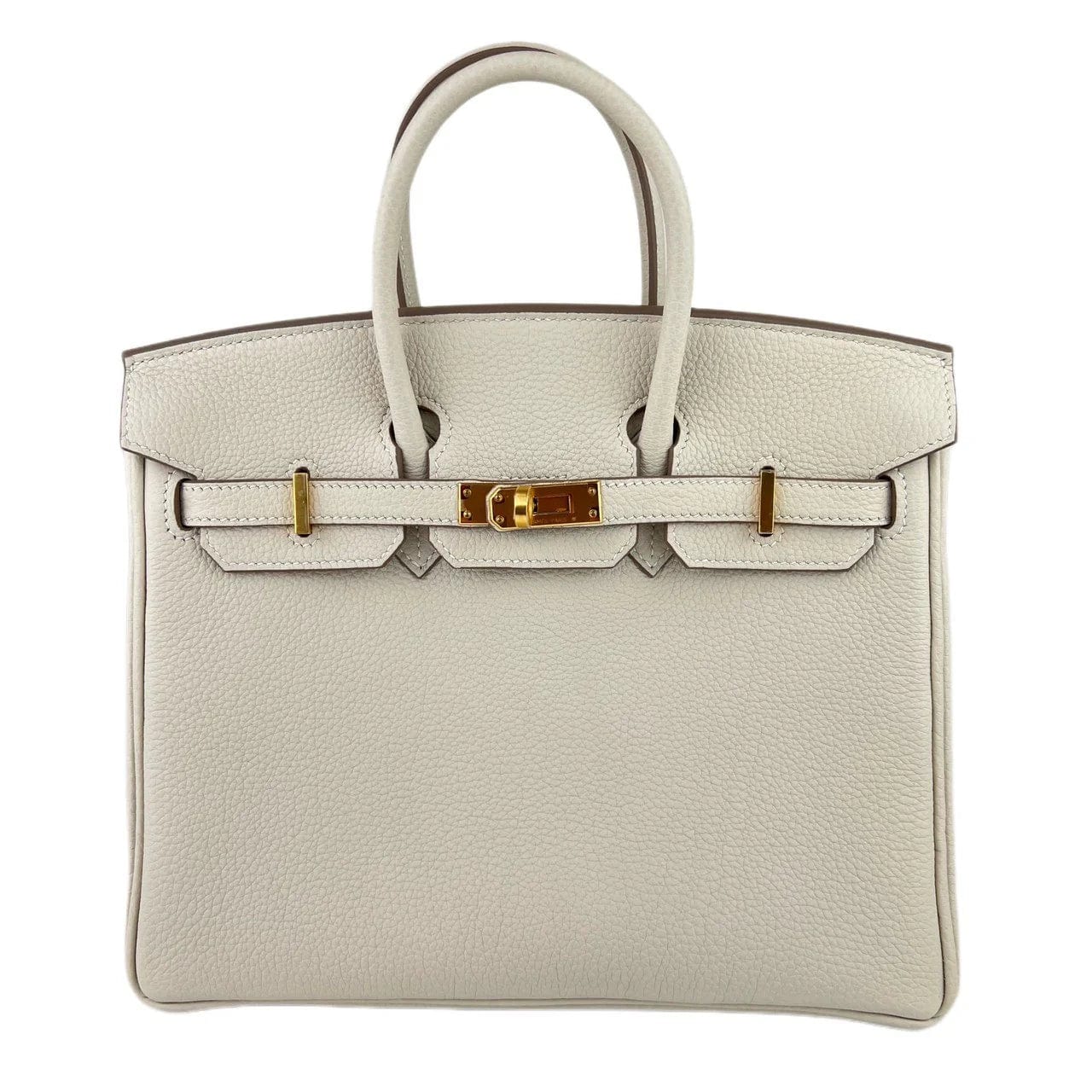 Hermès Hermes Birkin 25 Craie Togo GHW #W SKCB-100855