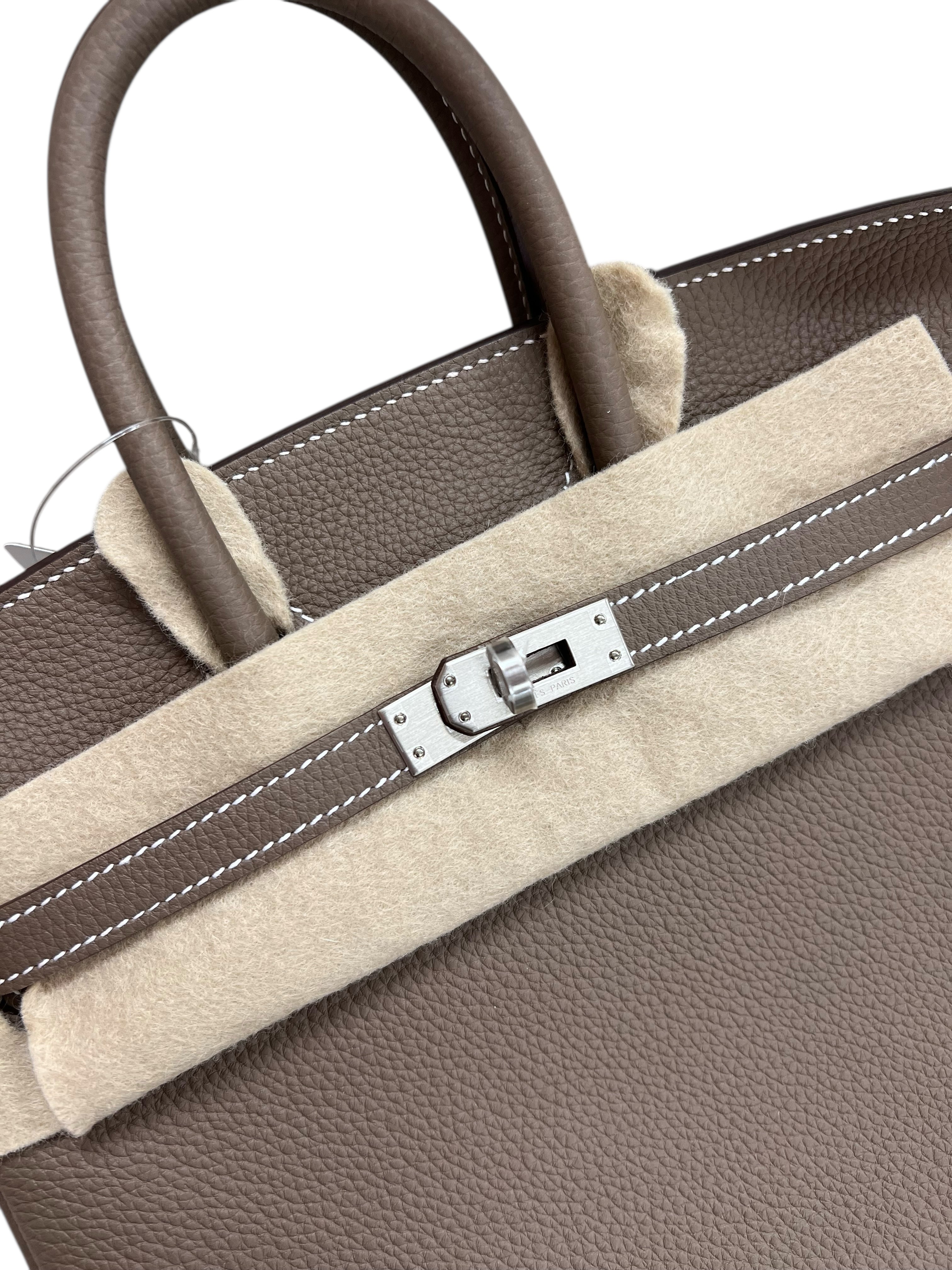 Hermès Hermes Birkin 25 Etoupe Togo BPHW #K SKCJB-297334