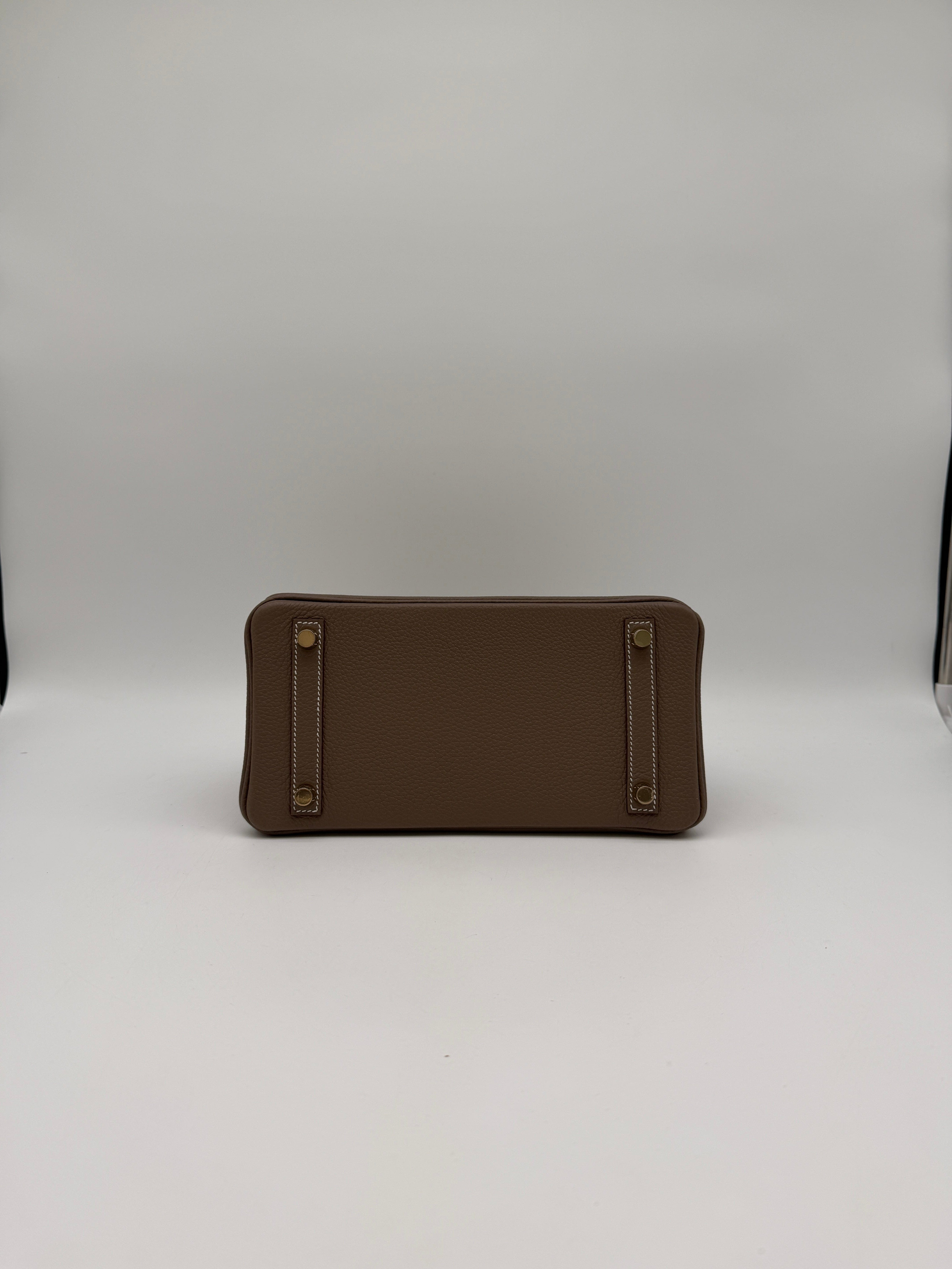 Hermès Hermès Birkin 25 Etoupe Togo Gold Hardware