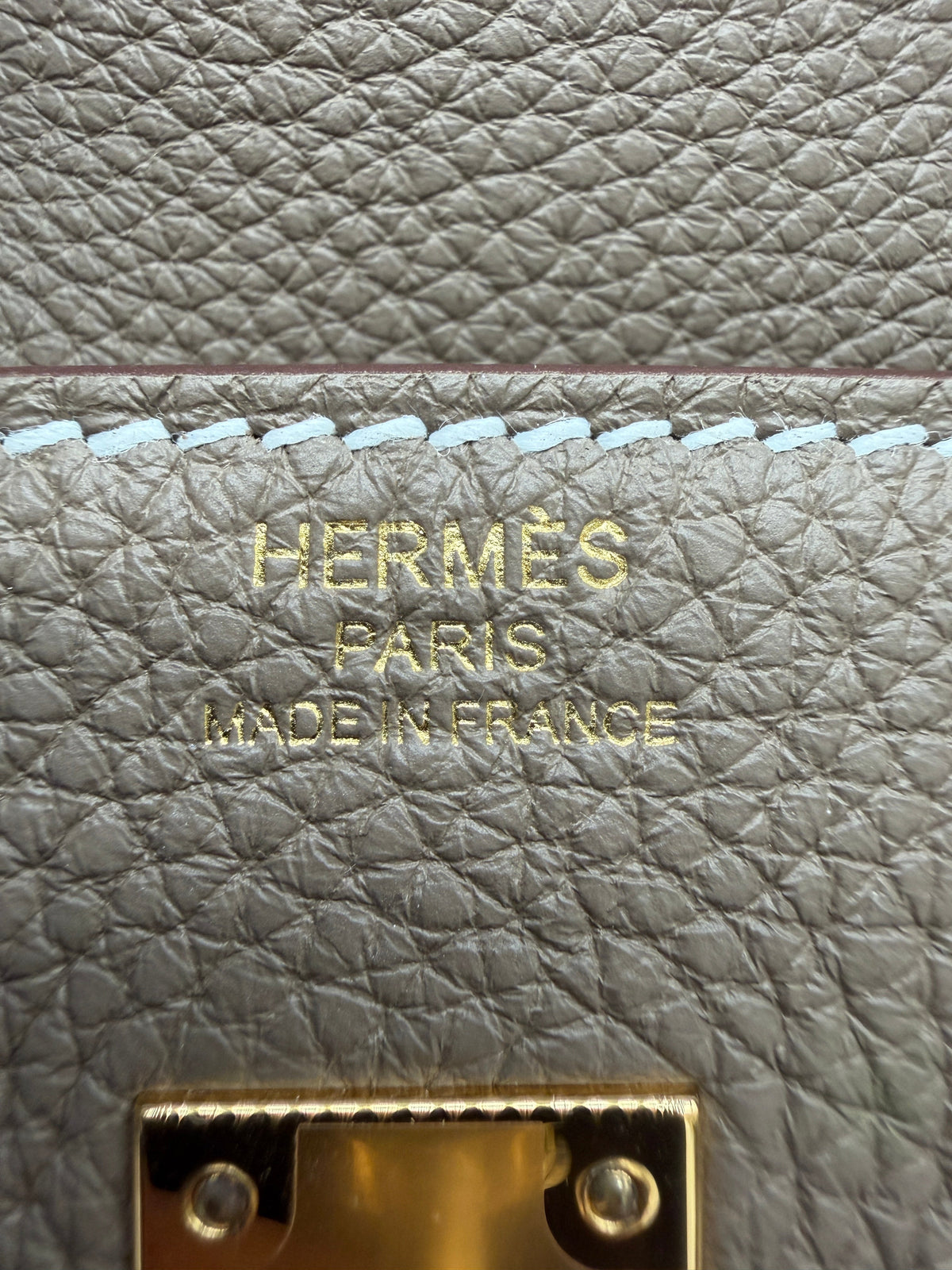 Hermès Hermès Birkin 25 Etoupe Togo Gold Hardware