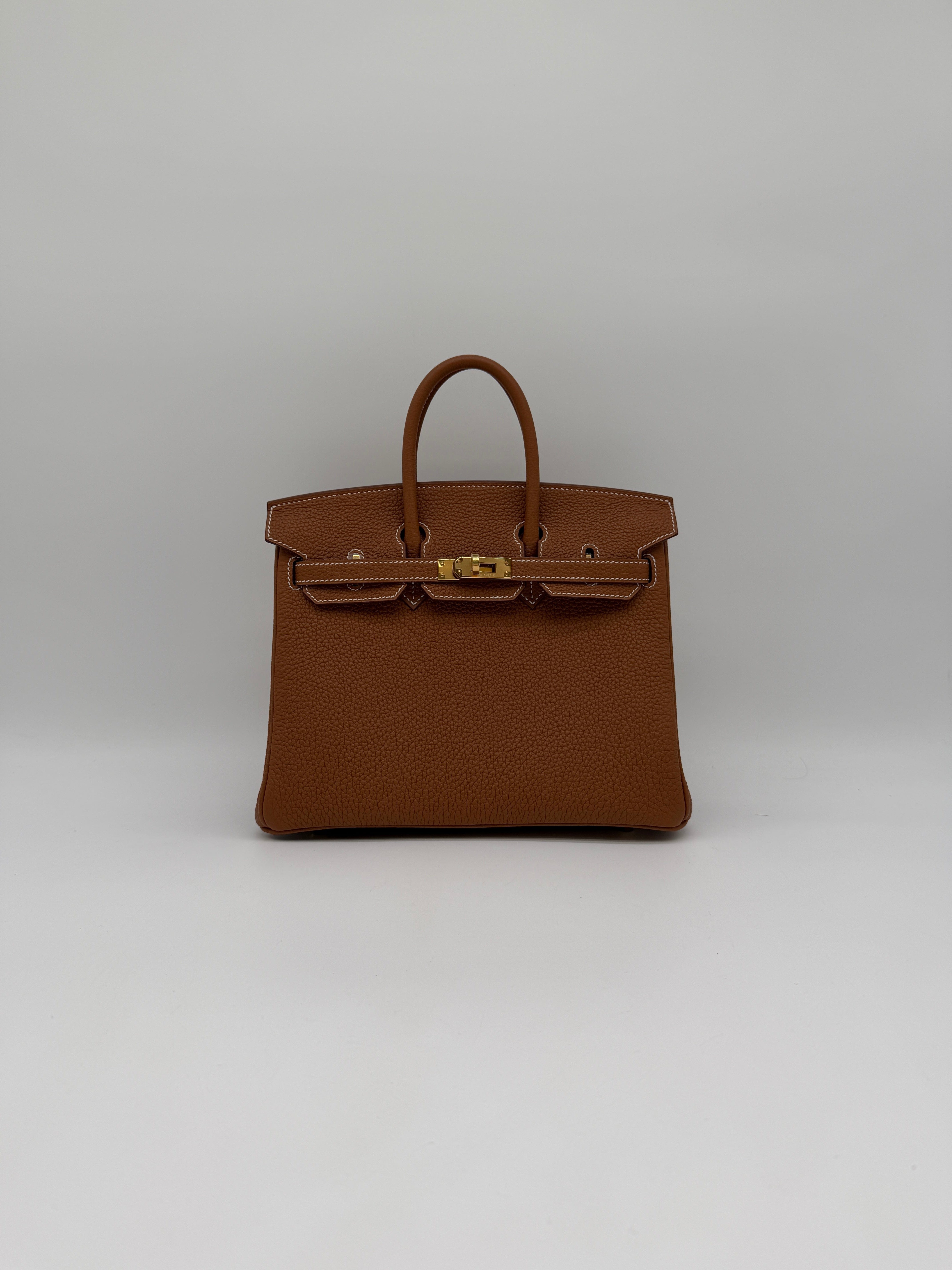 Hermès Hermès Birkin 25 Gold Togo Gold Hardware