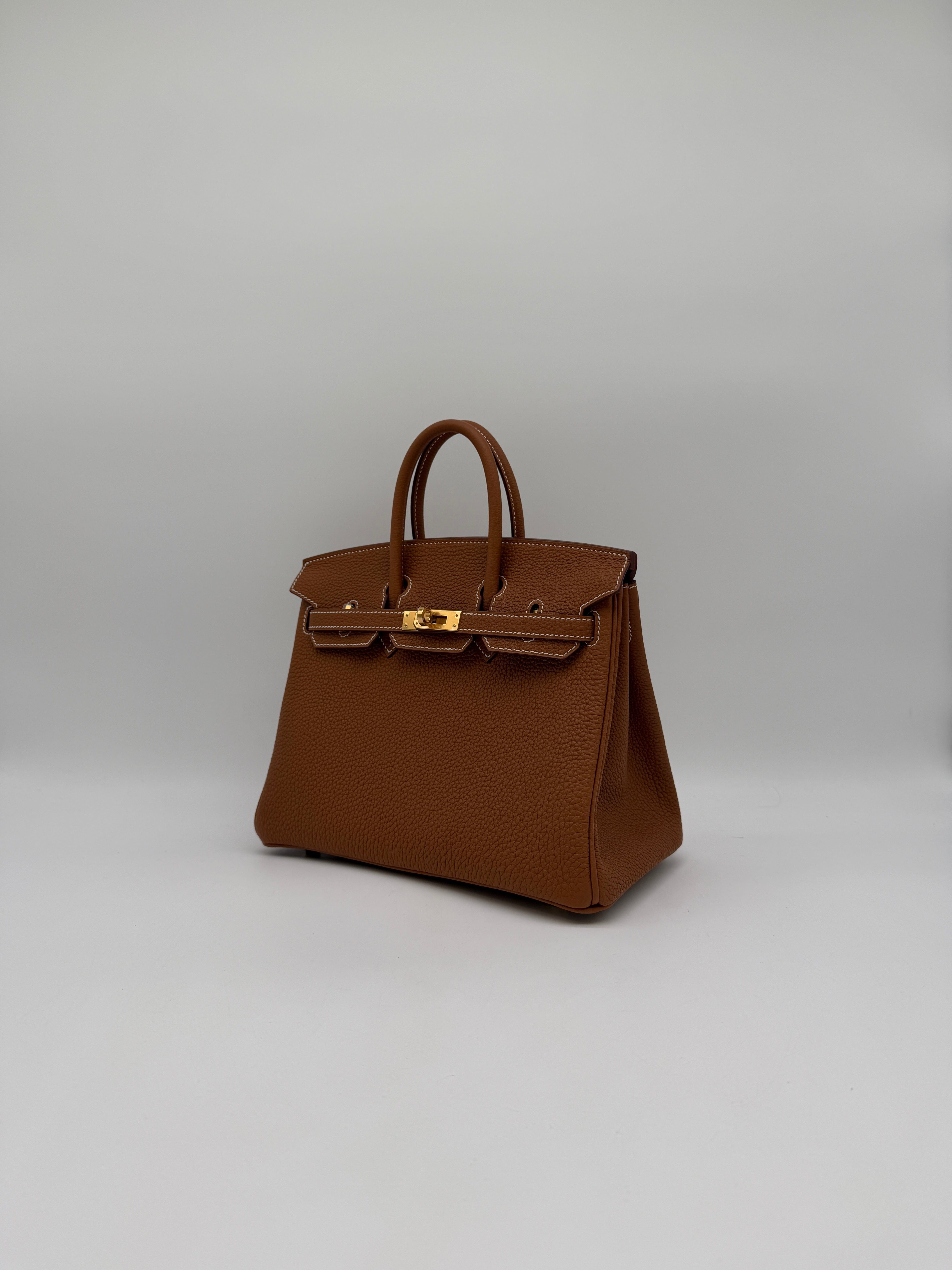 Hermès Hermès Birkin 25 Gold Togo Gold Hardware