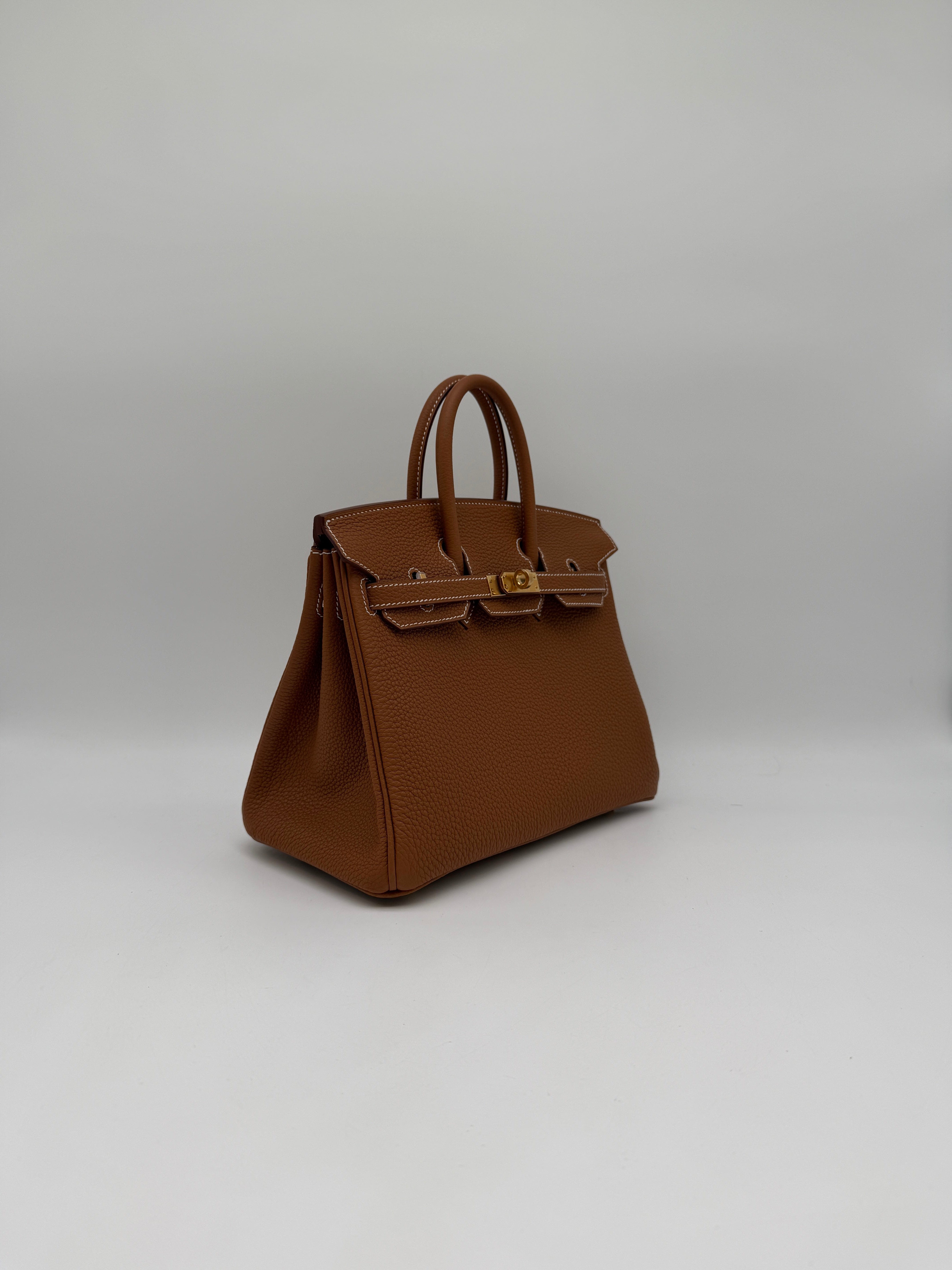 Hermès Hermès Birkin 25 Gold Togo Gold Hardware
