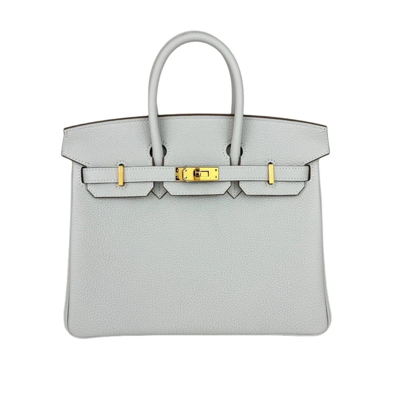 Hermès **Hermes Birkin 25 Gris Pale Togo GHW #W SKCB-103574