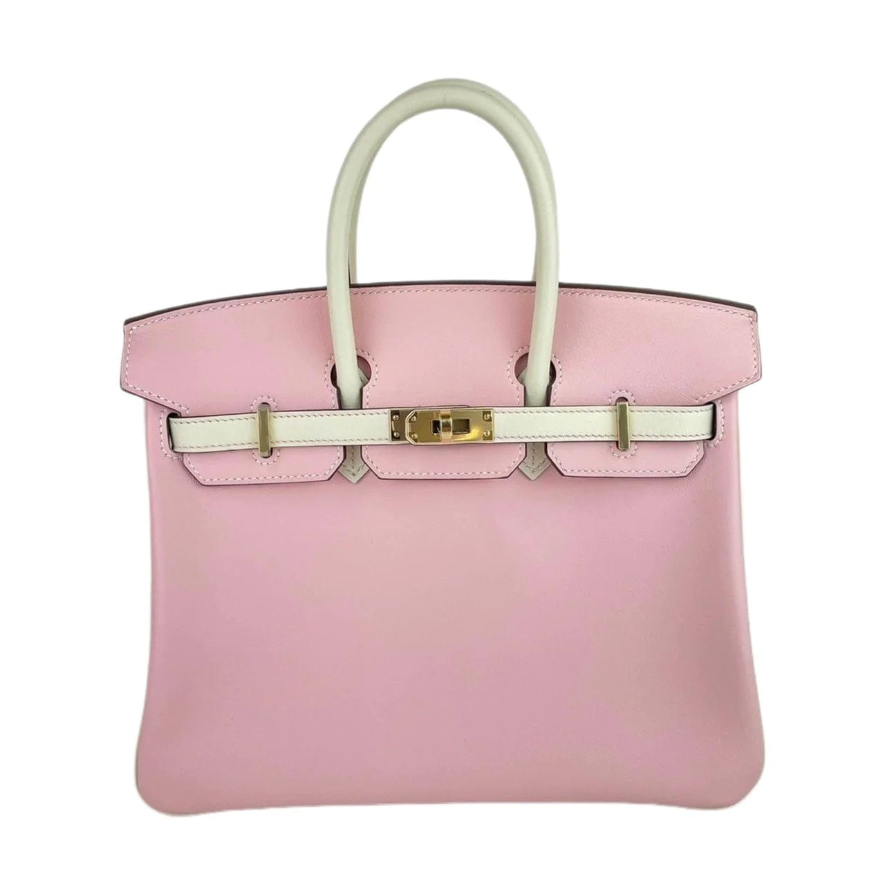 Hermès Hermès Birkin 25 HSS Rose Sakura/Nata Swift PMBHW #B SKCB-091708