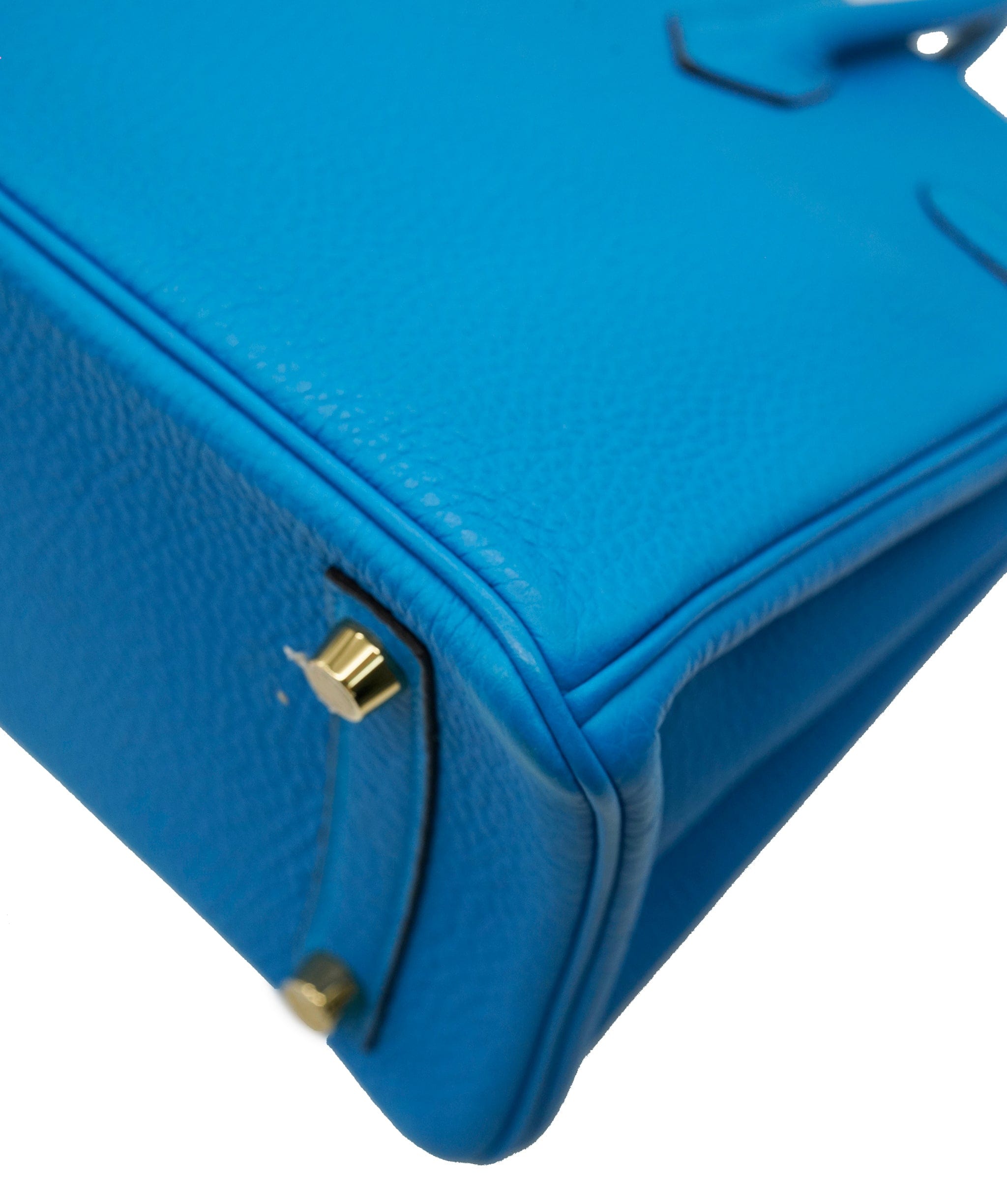 Hermès Hermes Birkin 25 Mykonos Blue Togo With GHW | PRELOVED 2017 (A STAMP) Full set ALC2459