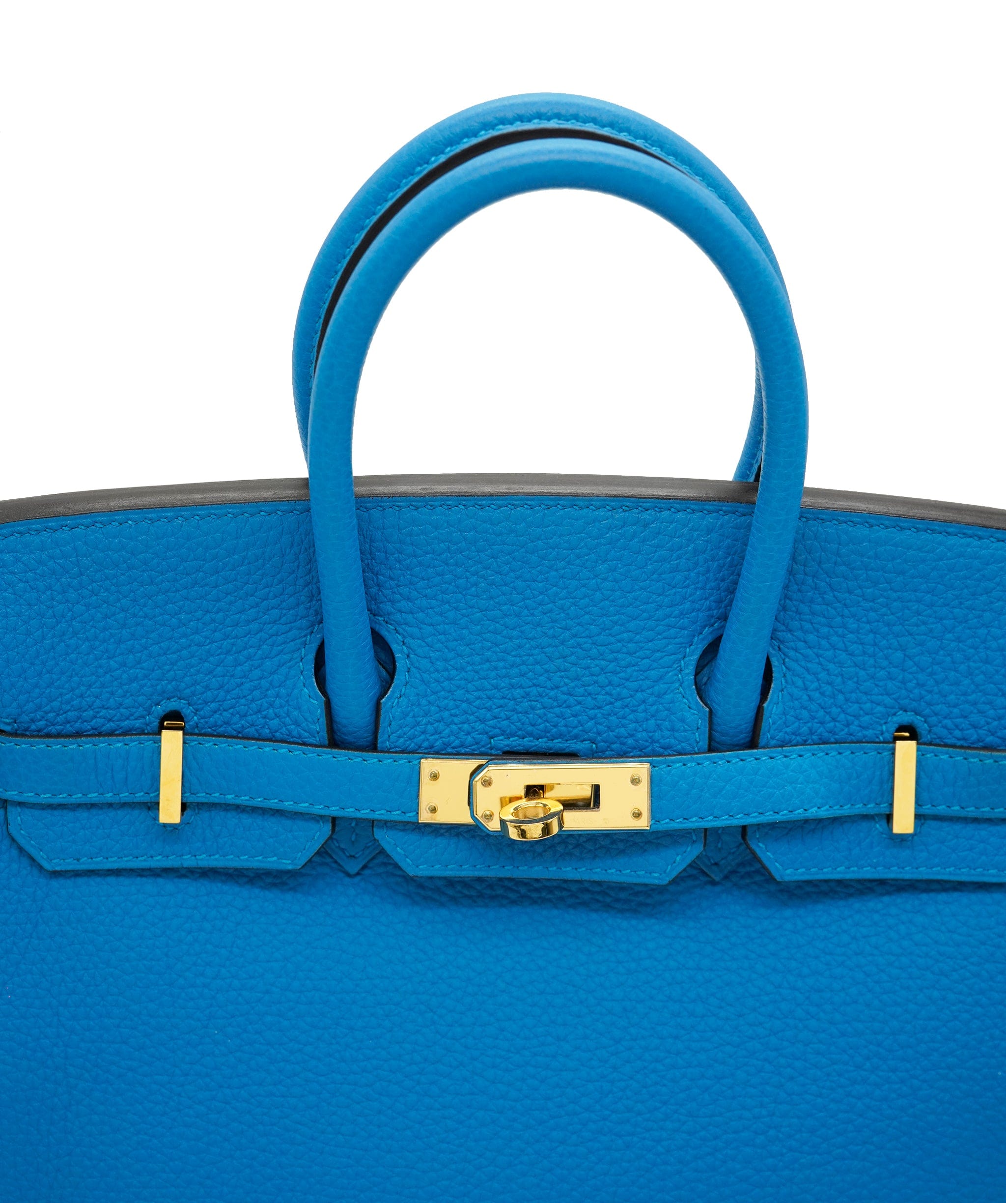 Hermès Hermes Birkin 25 Mykonos Blue Togo With GHW | PRELOVED 2017 (A STAMP) Full set ALC2459