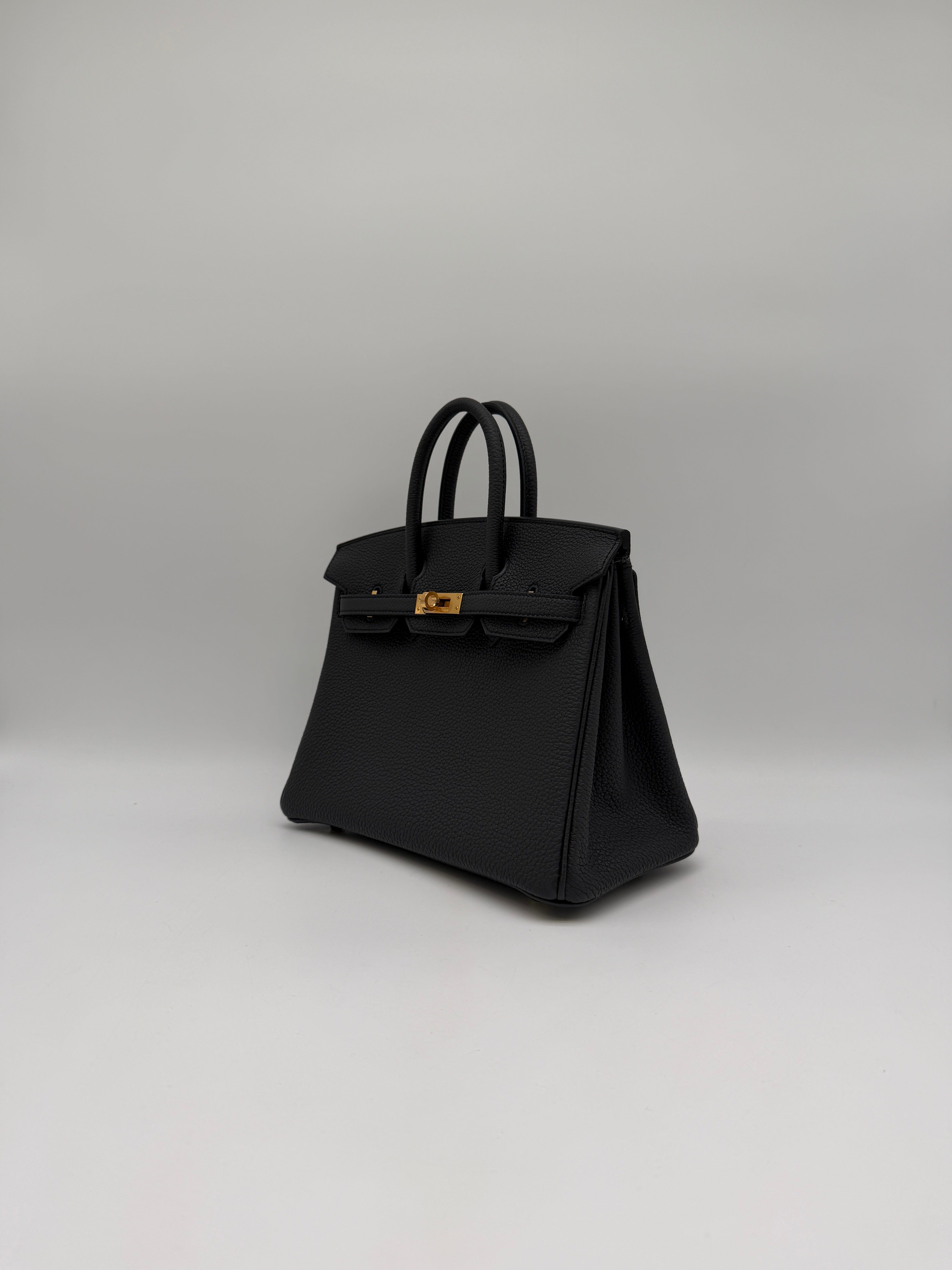 Hermès Hermès Birkin 25 Plomb Togo Gold Hardware