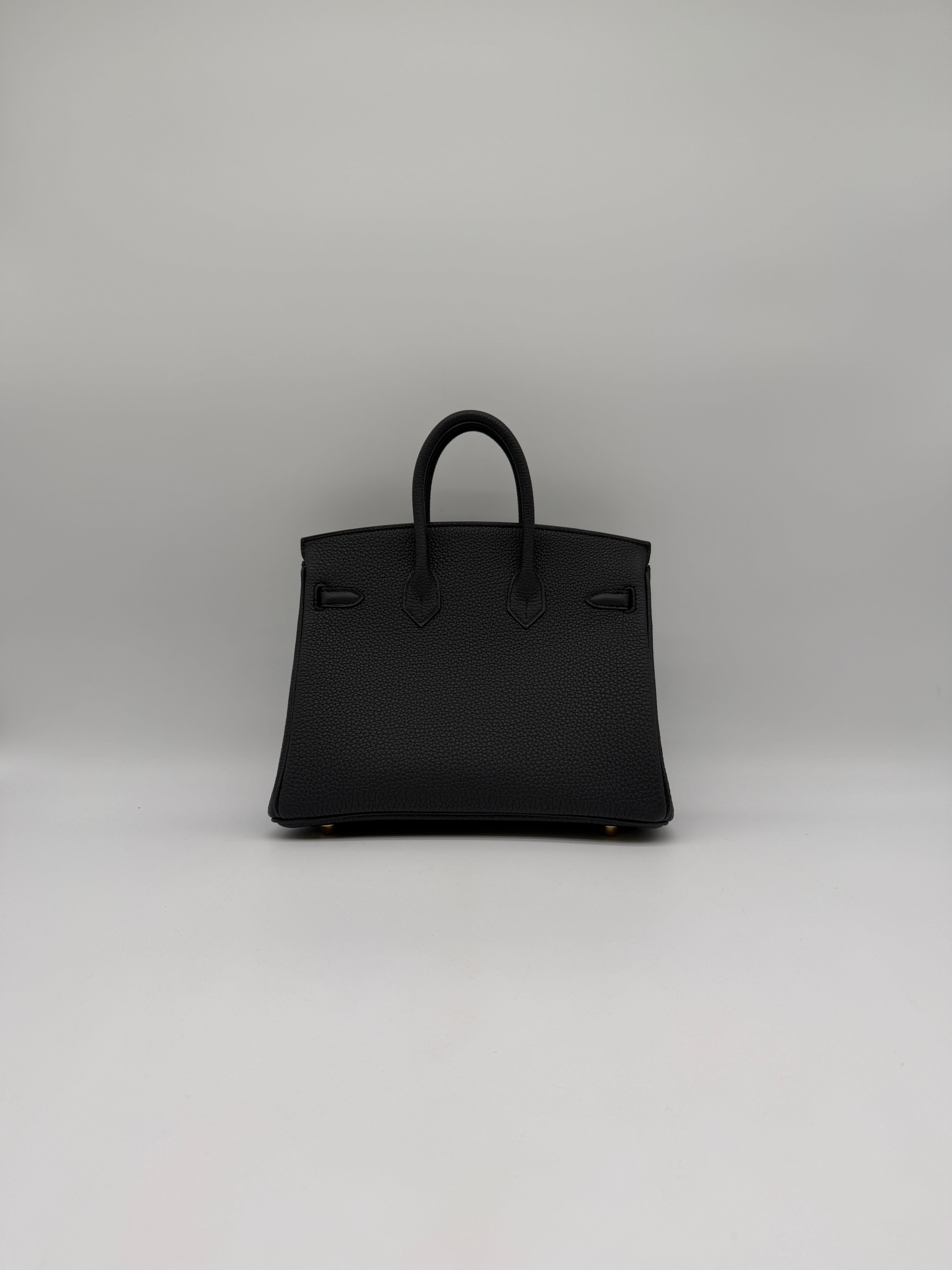 Hermès Hermès Birkin 25 Plomb Togo Gold Hardware