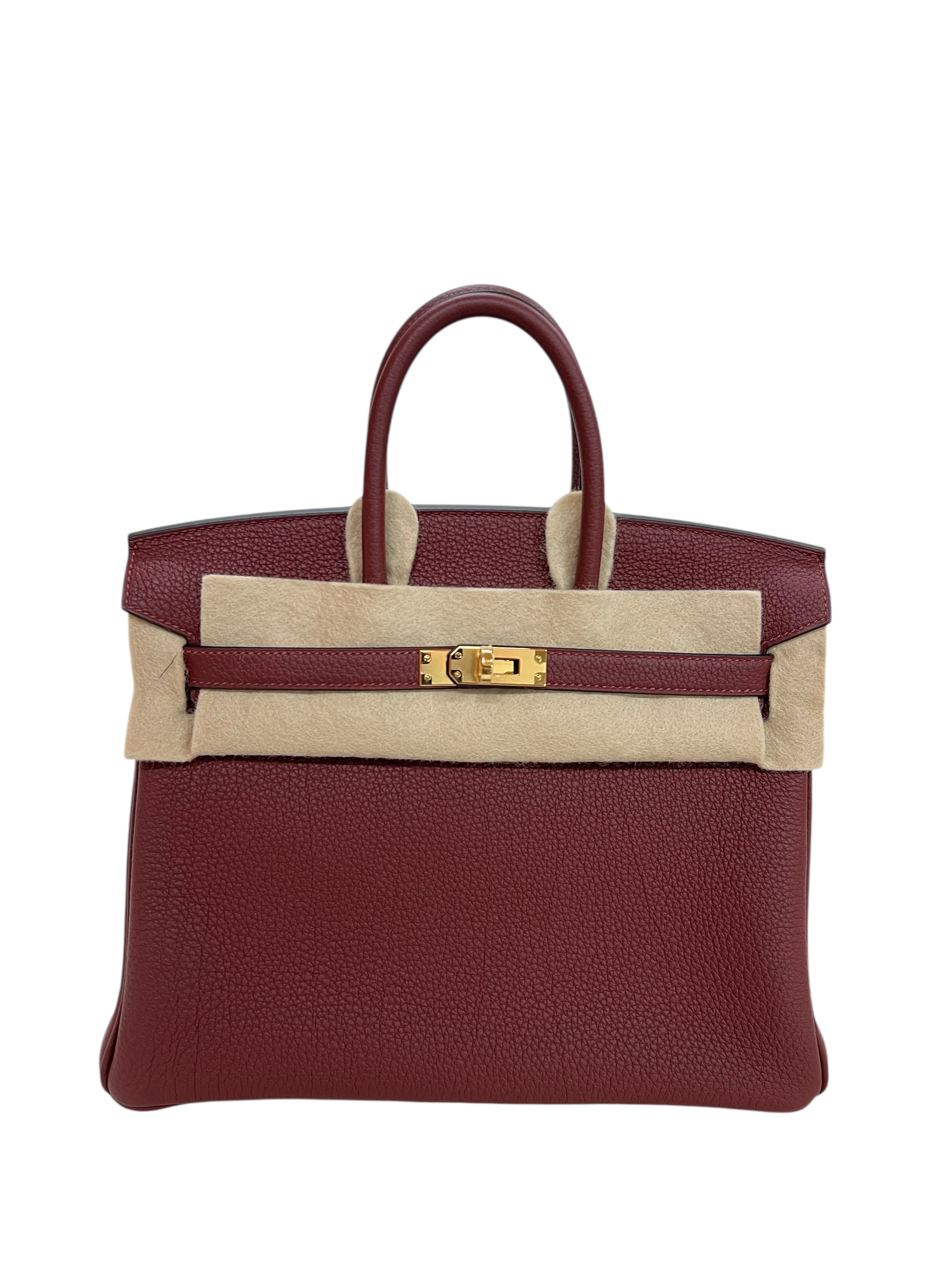 Hermès Hermes Birkin 25 Rouge H Togo GHW #W SKCJB-236578