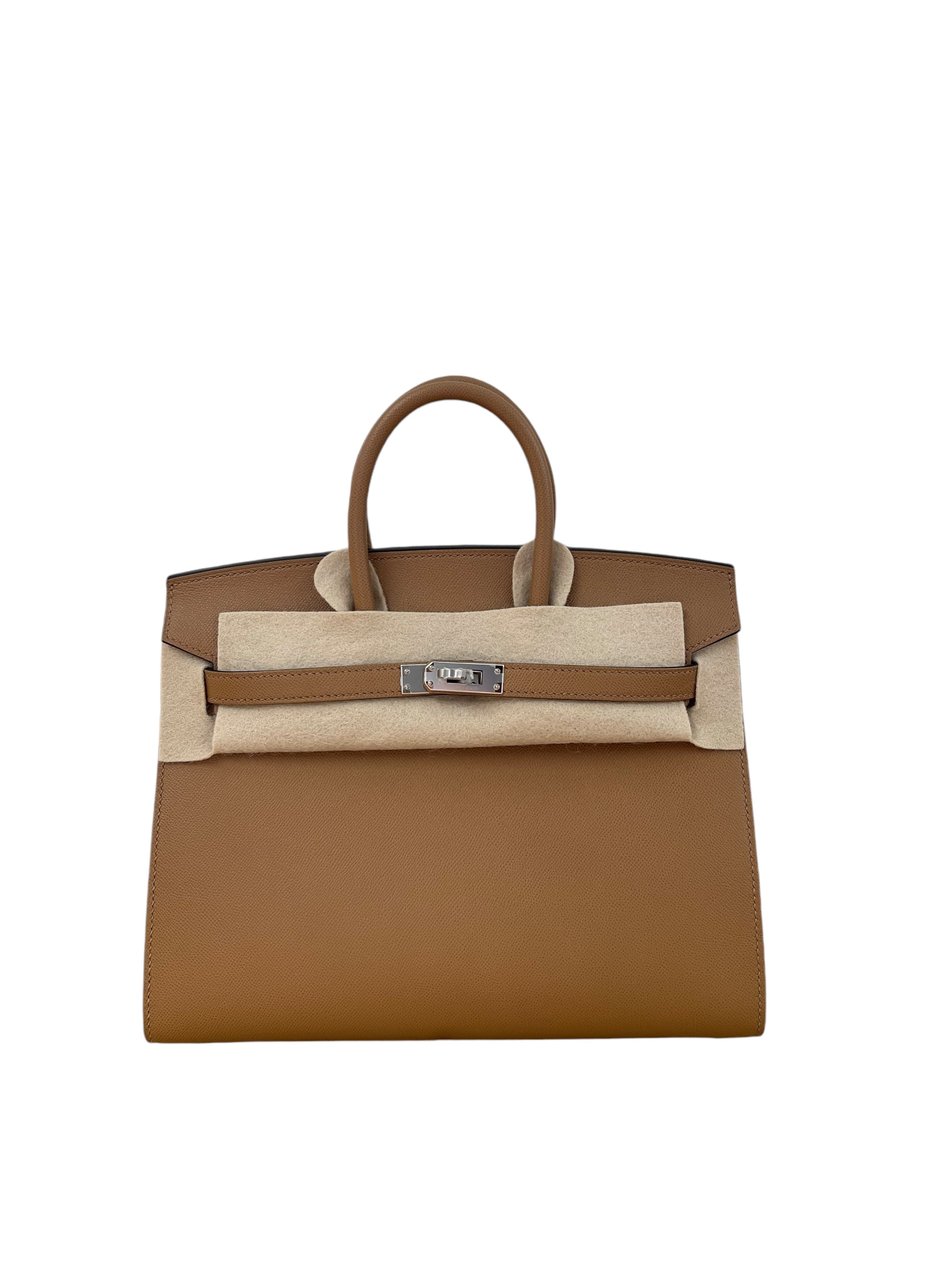 Hermès Hermes Birkin 25 Sellier Chai Veau Madame PHW #U SKCB-093118