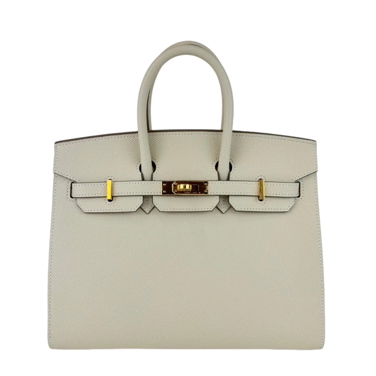 Hermès Hermes Birkin 25 Sellier Craie Epsom GHW #W SKCB-108754