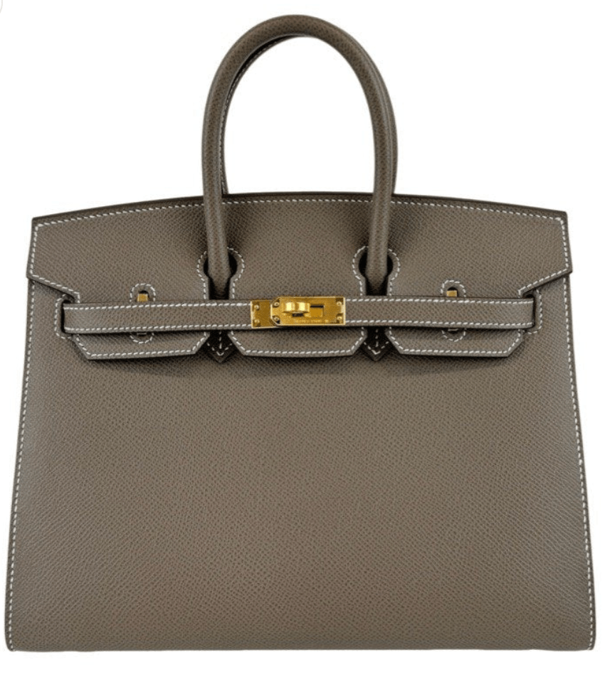 Hermès Hermes Birkin 25 Sellier Etoupe Epsom GHW #U SKCB-134711