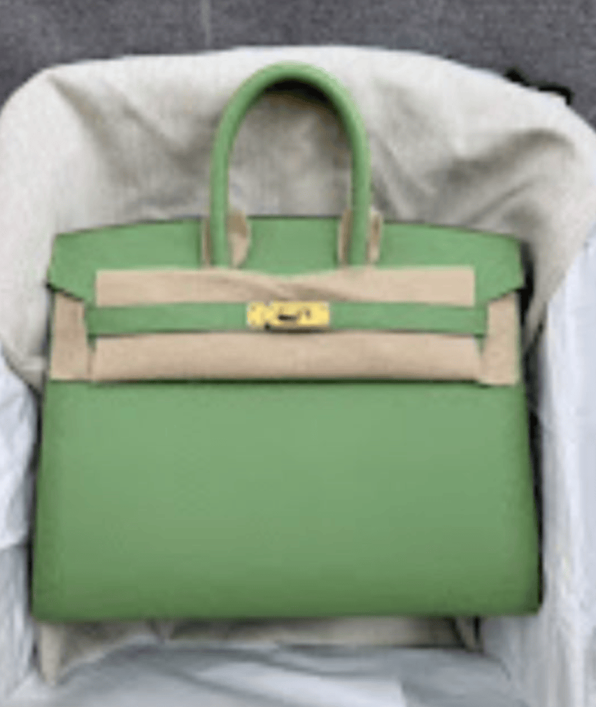 Hermes Hermes Birkin 25 Vert cirqut ghw Y Epsom  ALTC0757