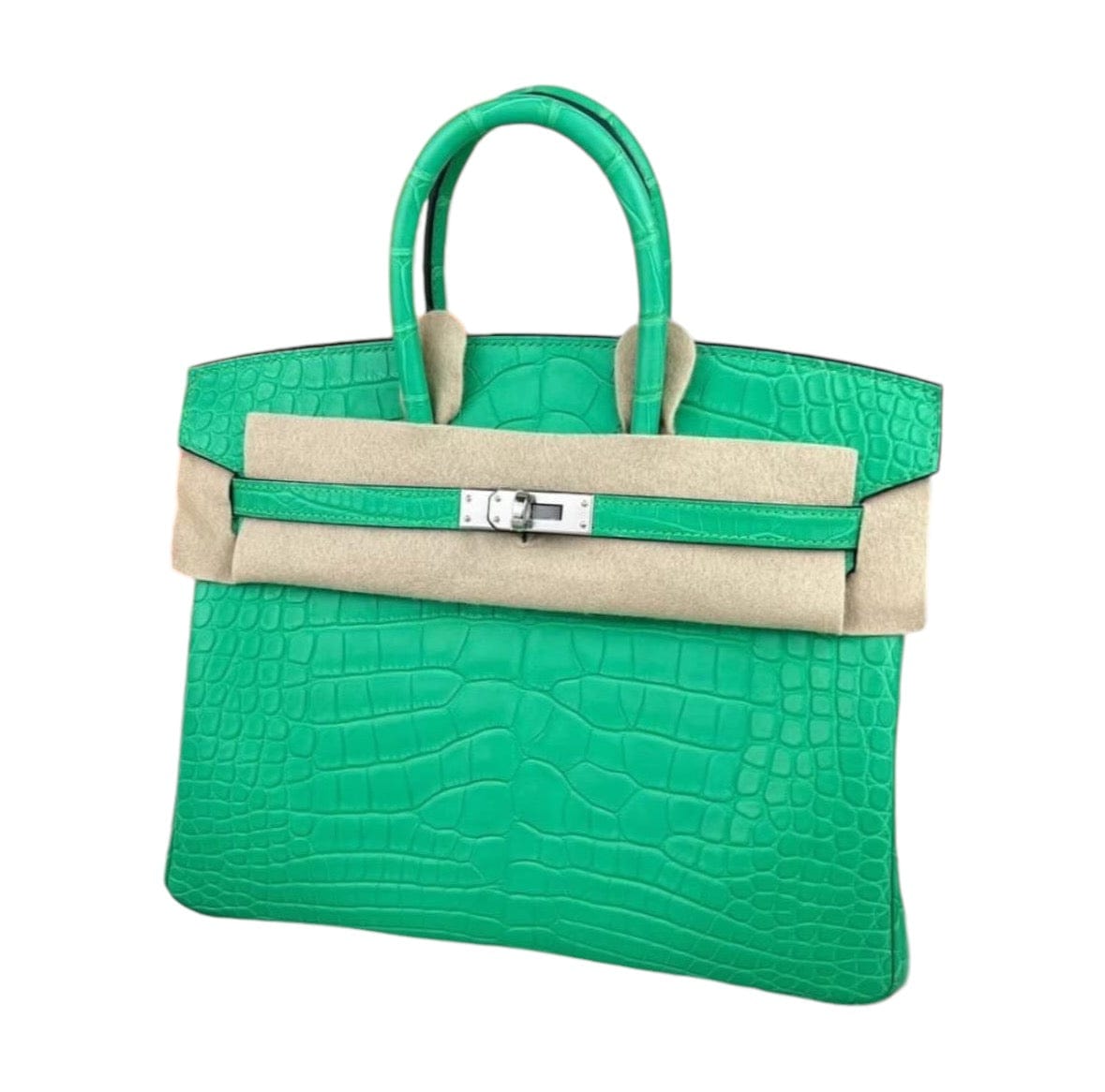 Hermès Hermes Birkin 25 Vert comics Matte Alligator PHW #B SKCB-085298