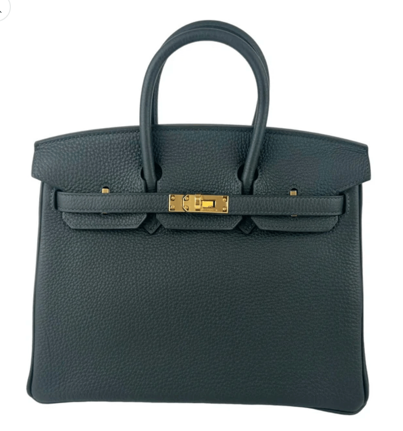 Hermès Hermes Birkin 25 Vert Fonce Togo GHW #U SKCB-145573