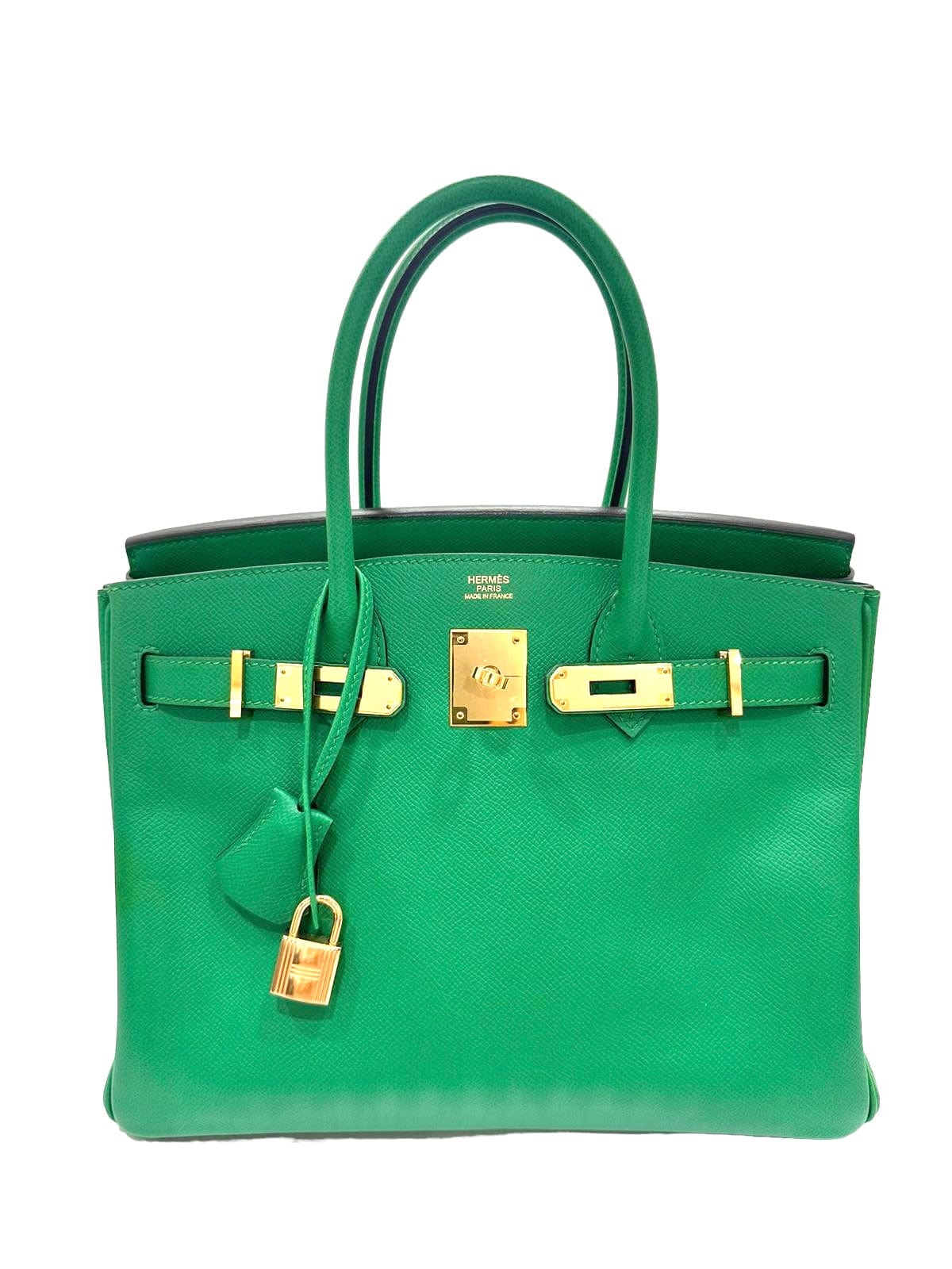 Hermès Hermès Birkin 30 Bamboo Epsom GHW #R SKC1706