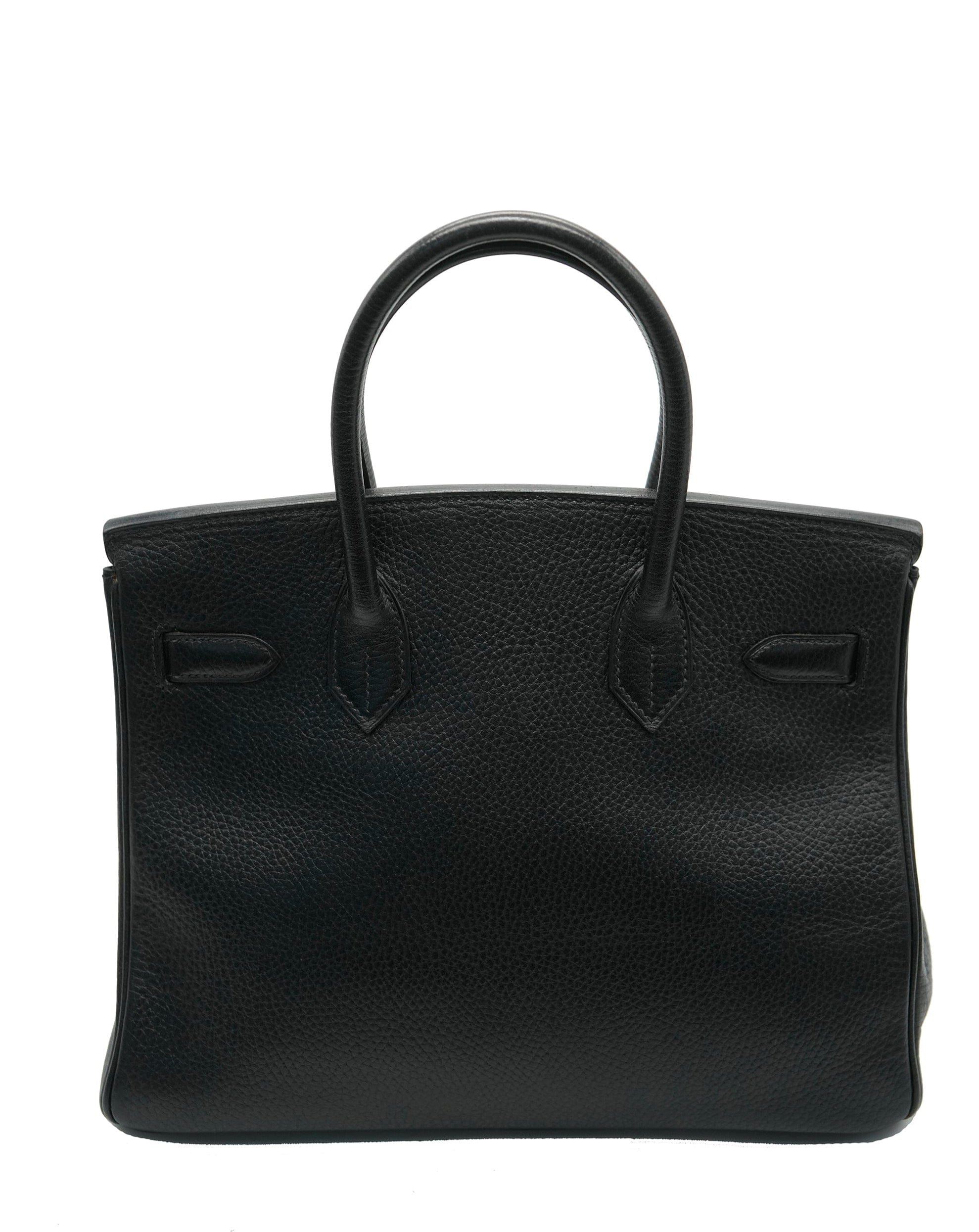 Hermès Hermes Birkin 30 Black Ardennes Leather GHW ASC5010