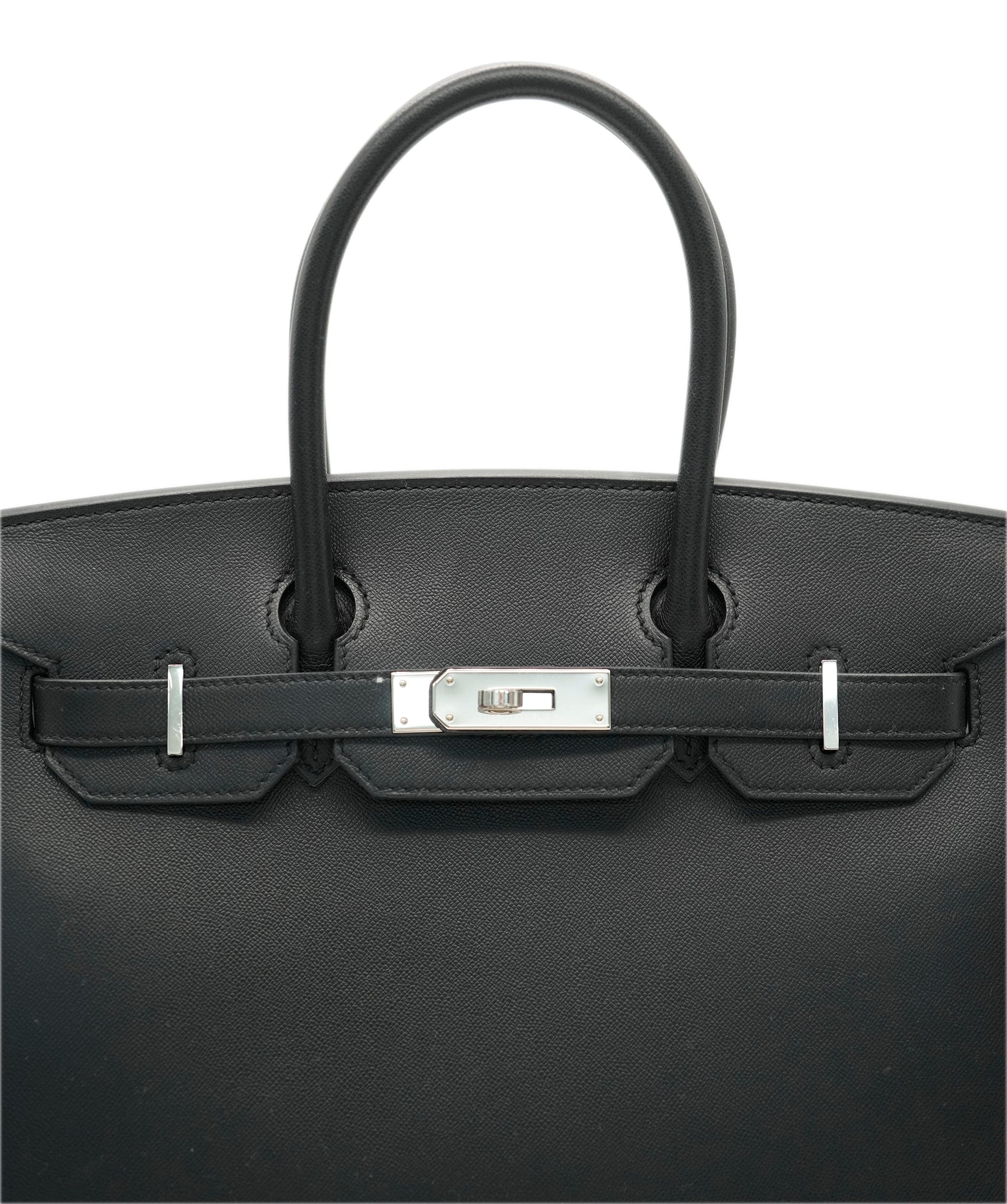 Hermès Hermes birkin 30 black sellier with PHW - AJC0764