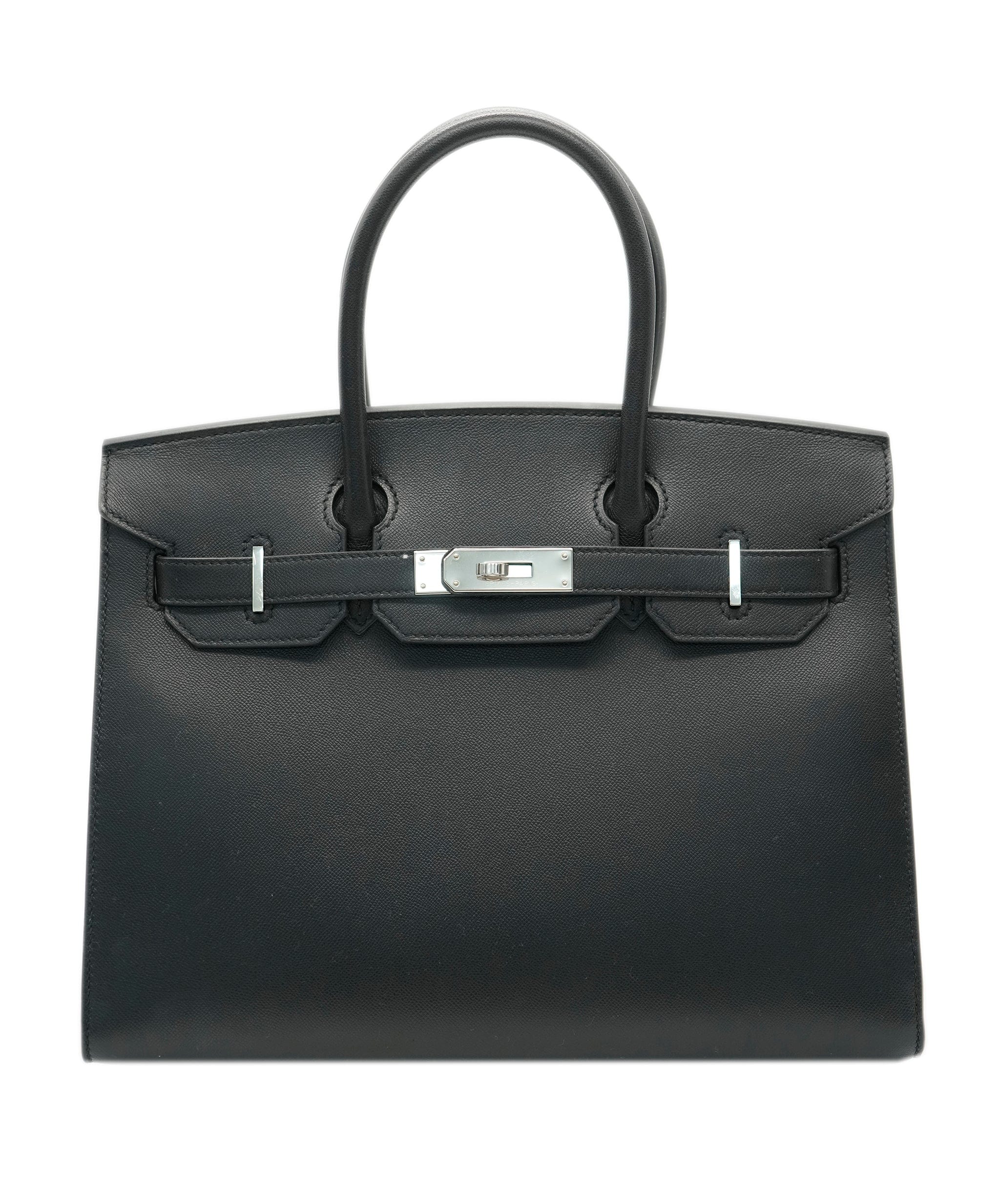 Hermès Hermes birkin 30 black sellier with PHW - AJC0764