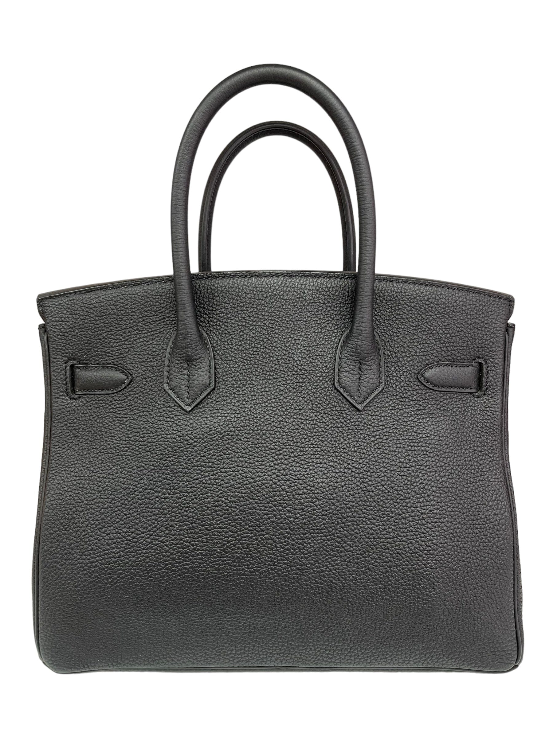 Hermès Hermes Birkin 30 Black Togo GHW #X SKC1709