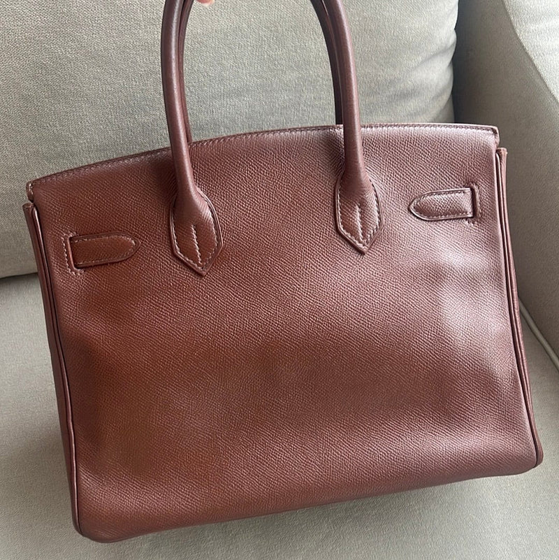 Birkin 30cm in Chocolate, GHW.