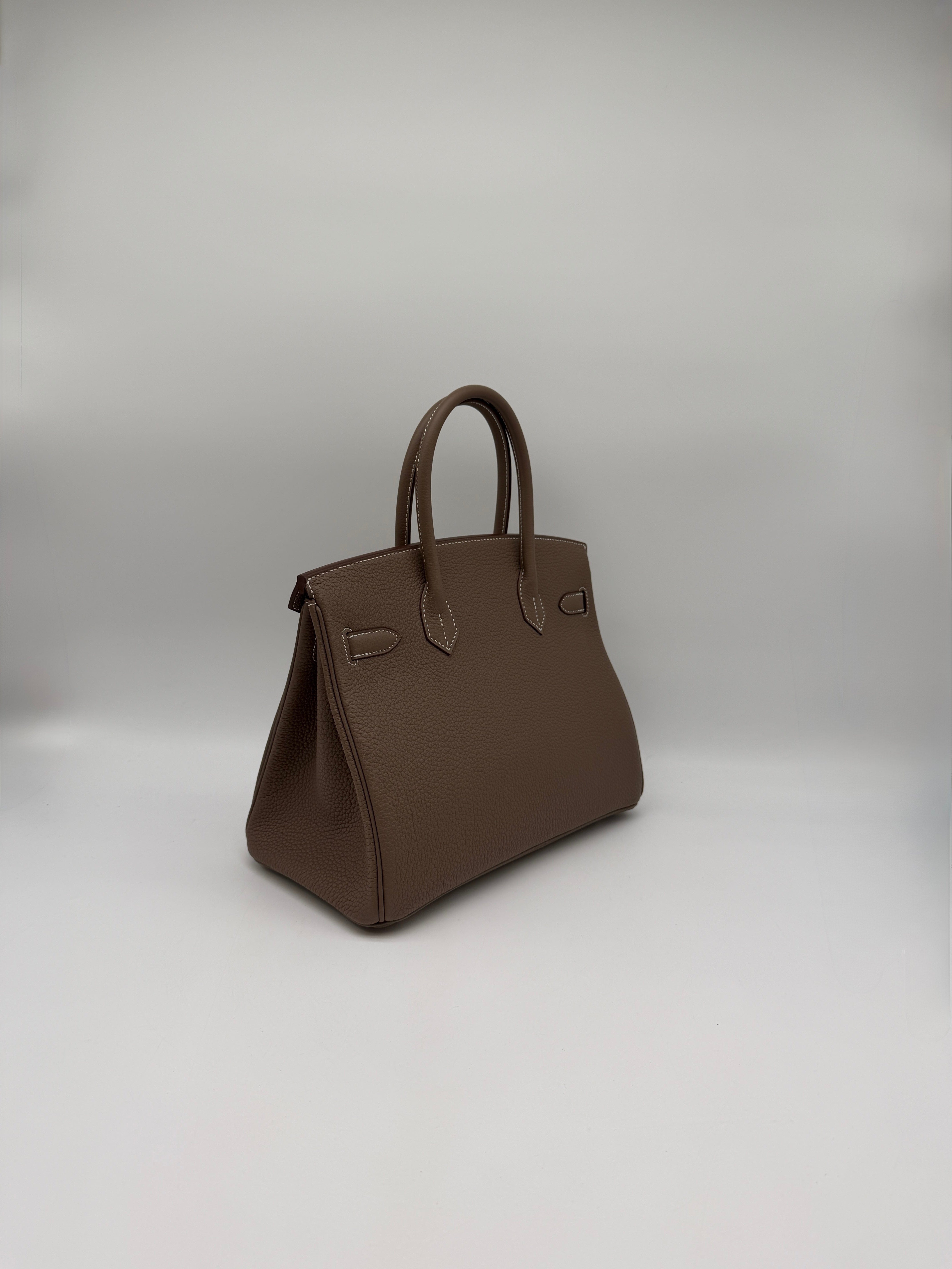 Hermès Hermès Birkin 30 Etoupe Togo Palladium Hardware