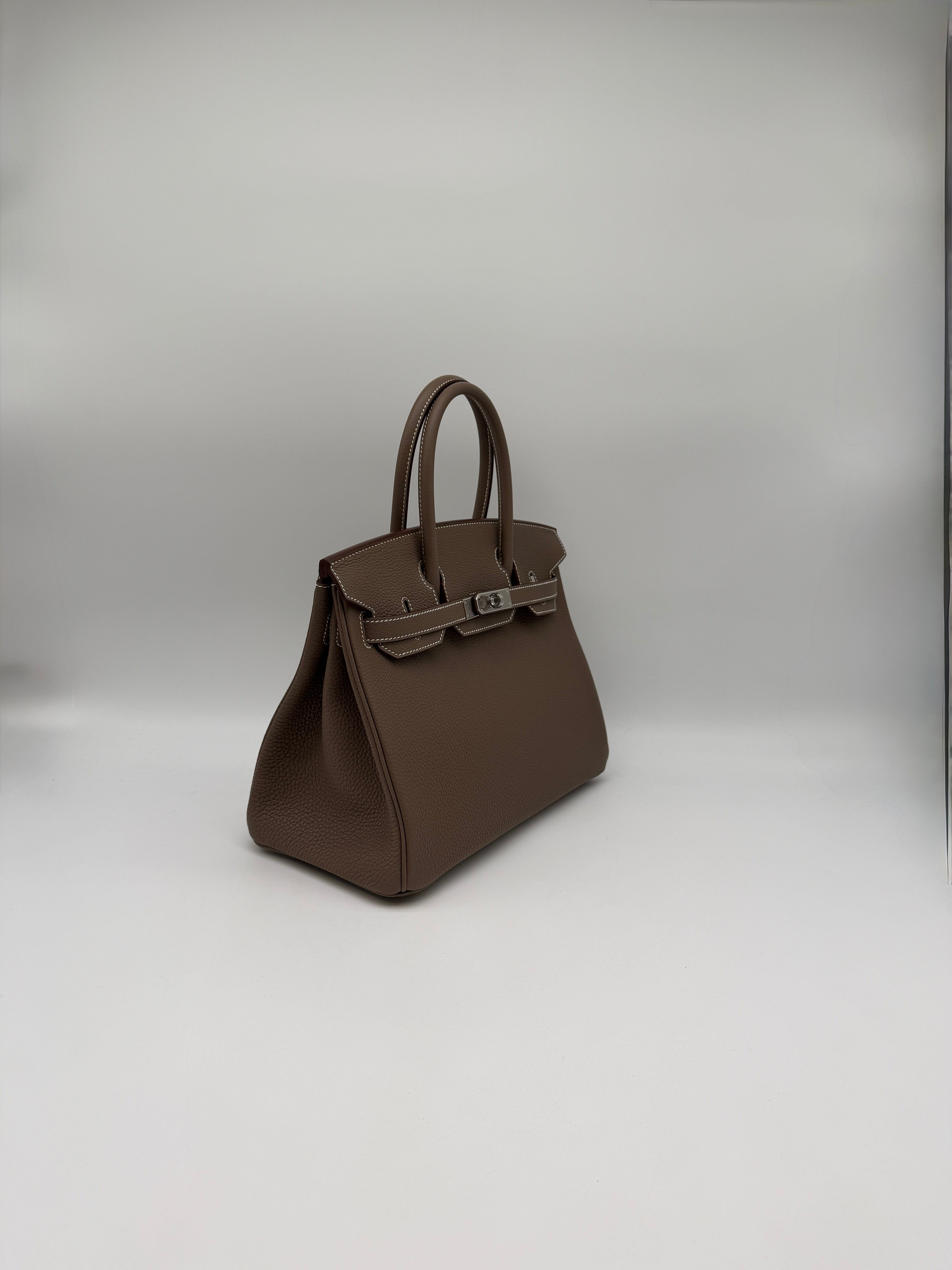 Hermès Hermès Birkin 30 Etoupe Togo Palladium Hardware