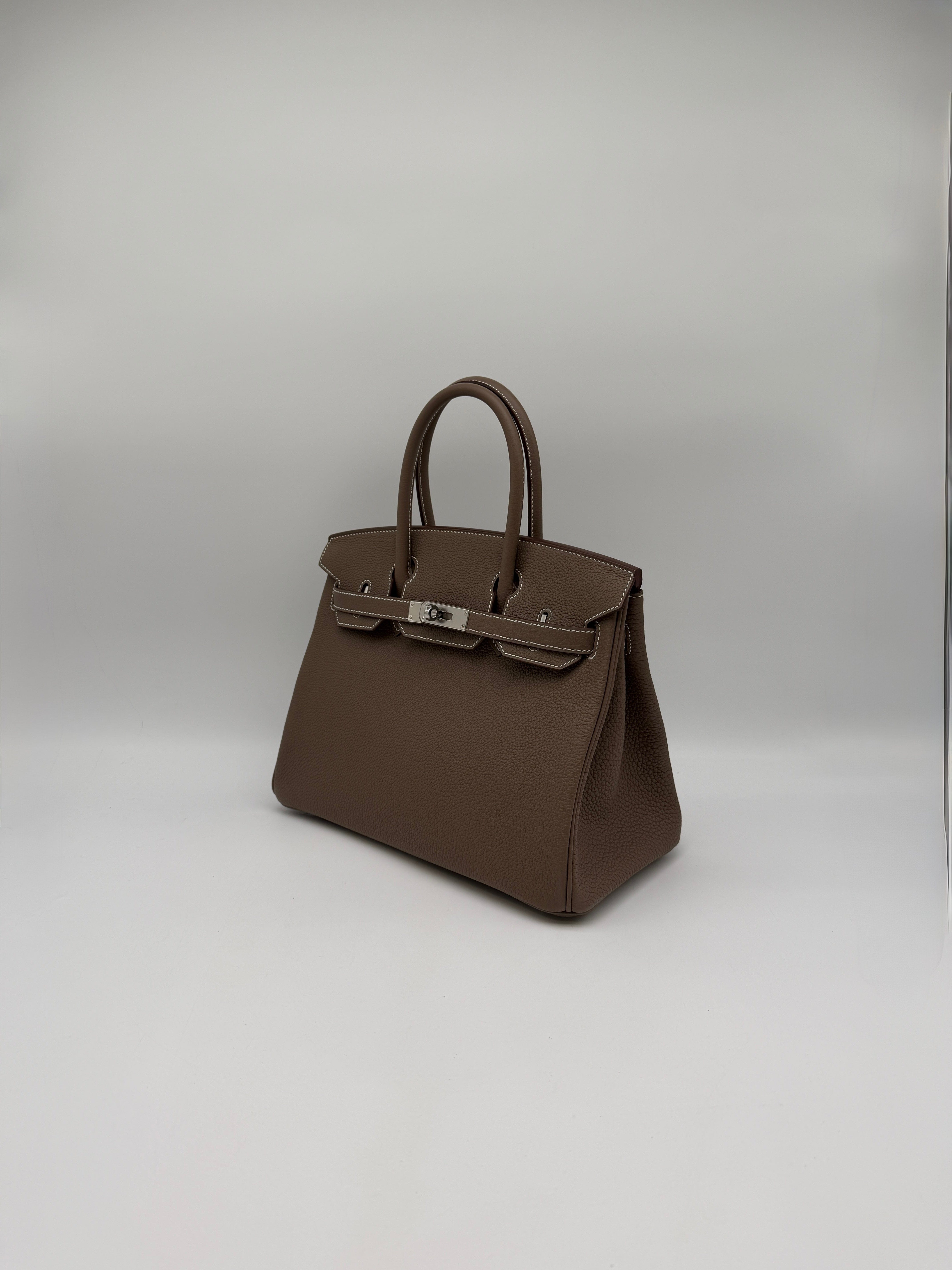 Hermès Hermès Birkin 30 Etoupe Togo Palladium Hardware