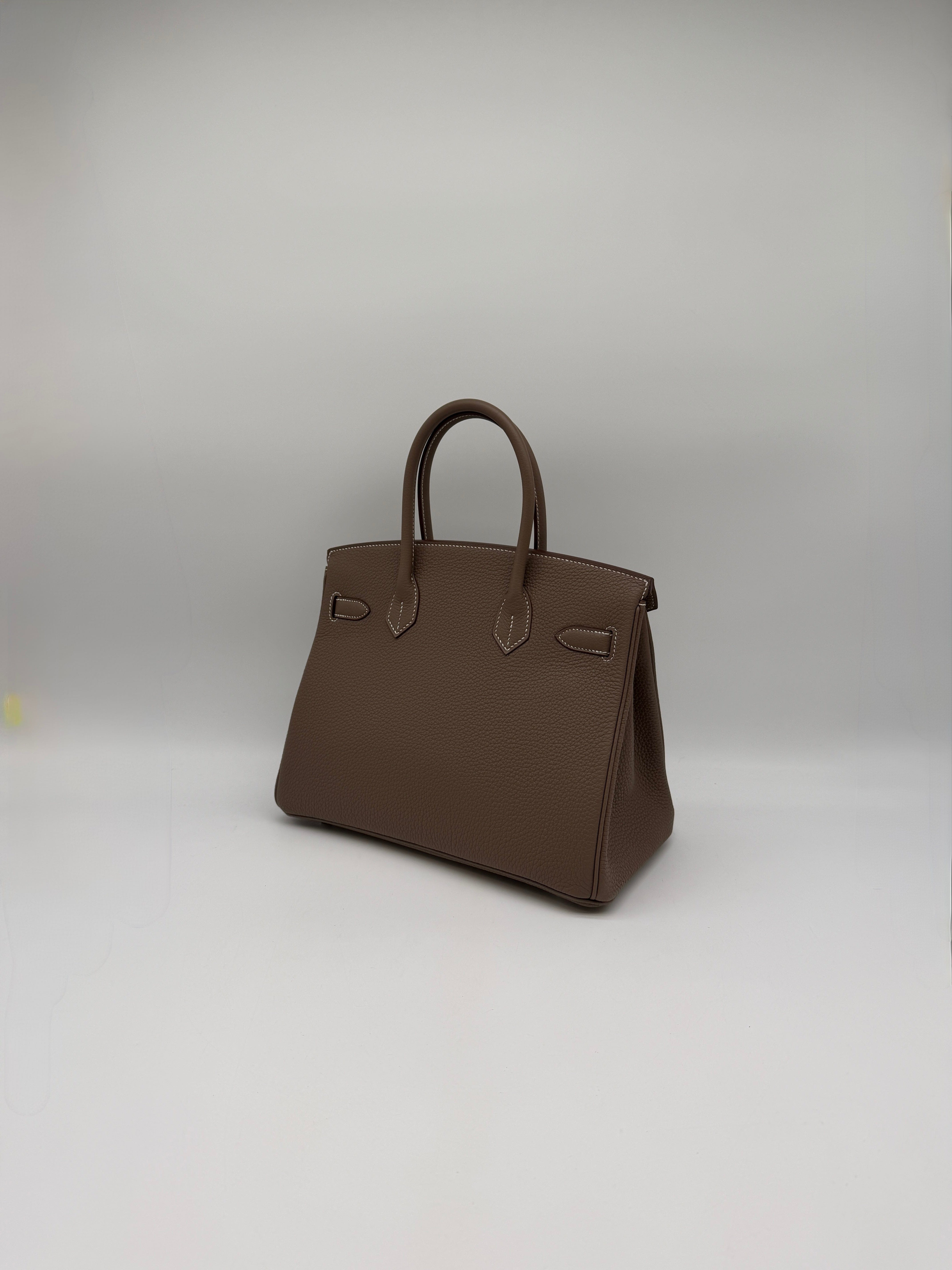 Hermès Hermès Birkin 30 Etoupe Togo Palladium Hardware