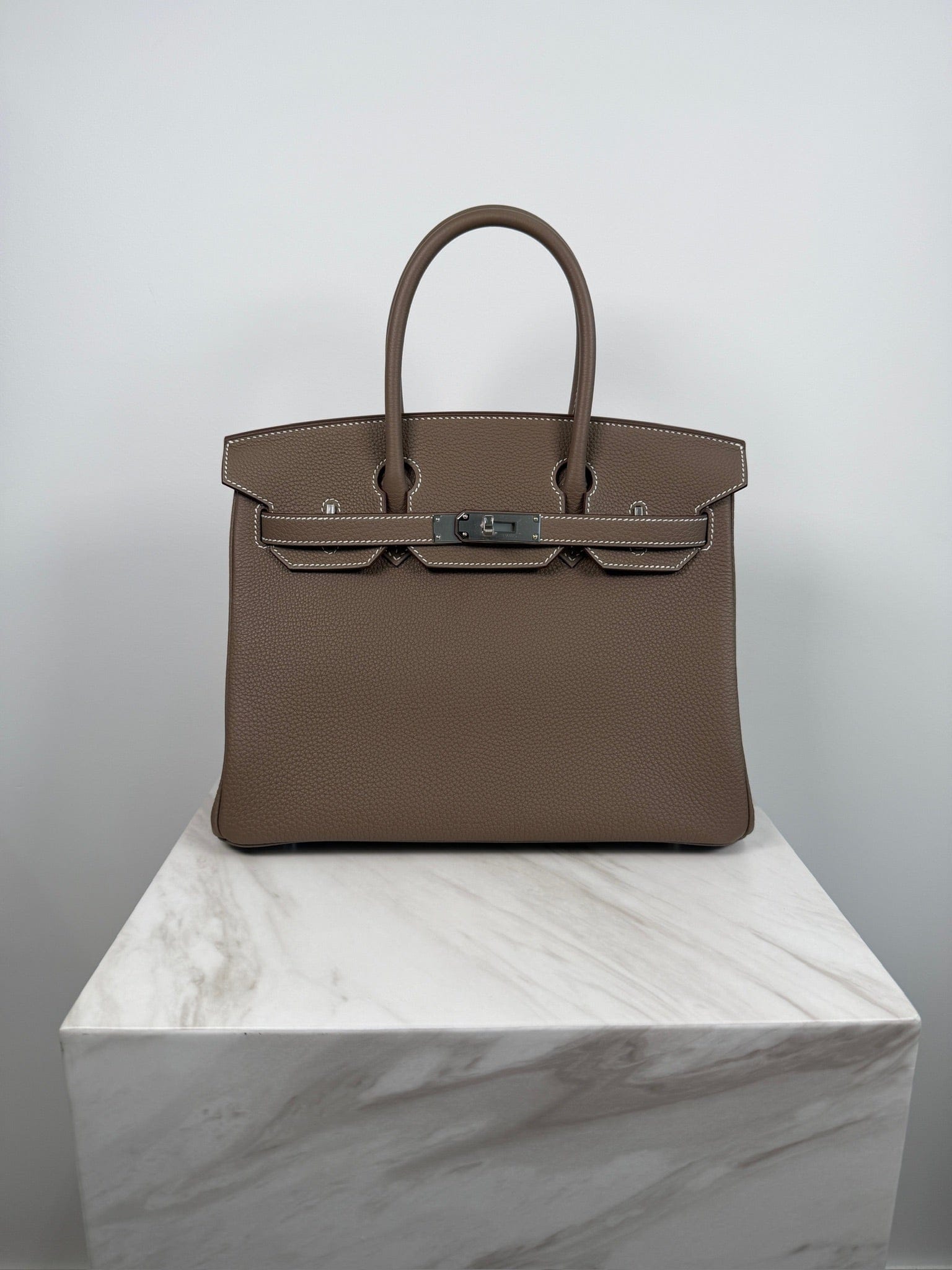 Hermès Hermès Birkin 30 Etoupe Togo Palladium Hardware