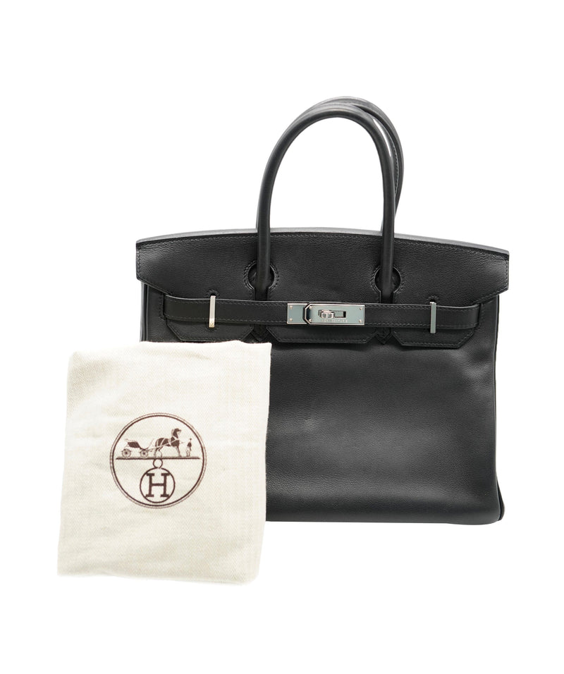 Hermès Rare Hermes Birkin 30 SO BLACK in excellent condition and