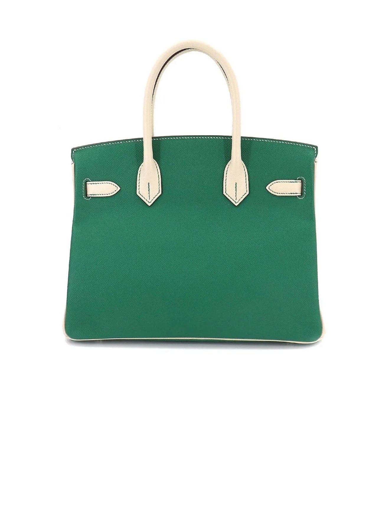 Hermès Hermes Birkin 30 HSS Vert Vertigo / Craie Epsom Brush PHW #D SKCP1129