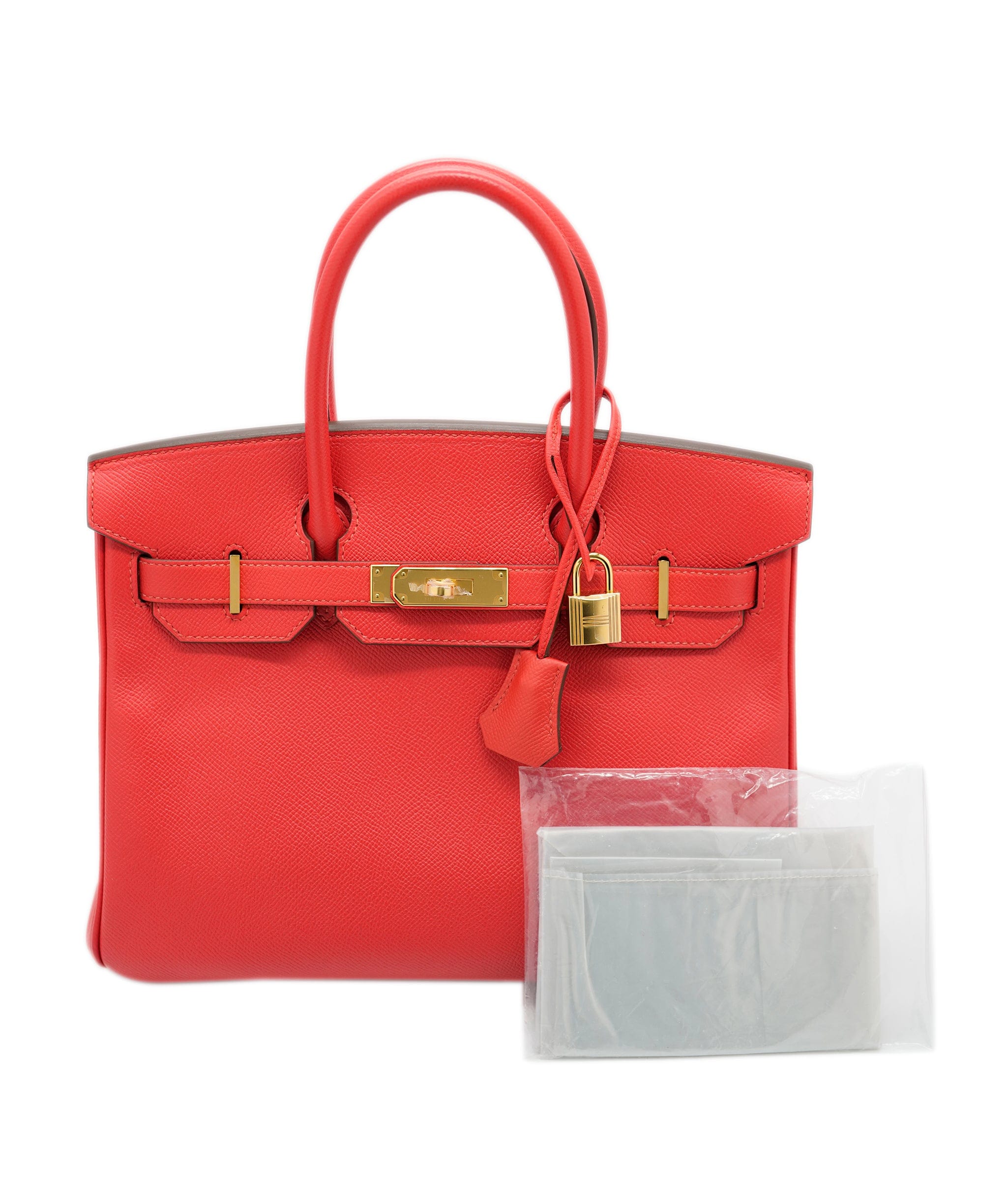 Hermès Hermes Birkin 30 Rouge Tomate Epsom GHW #A SKL1259