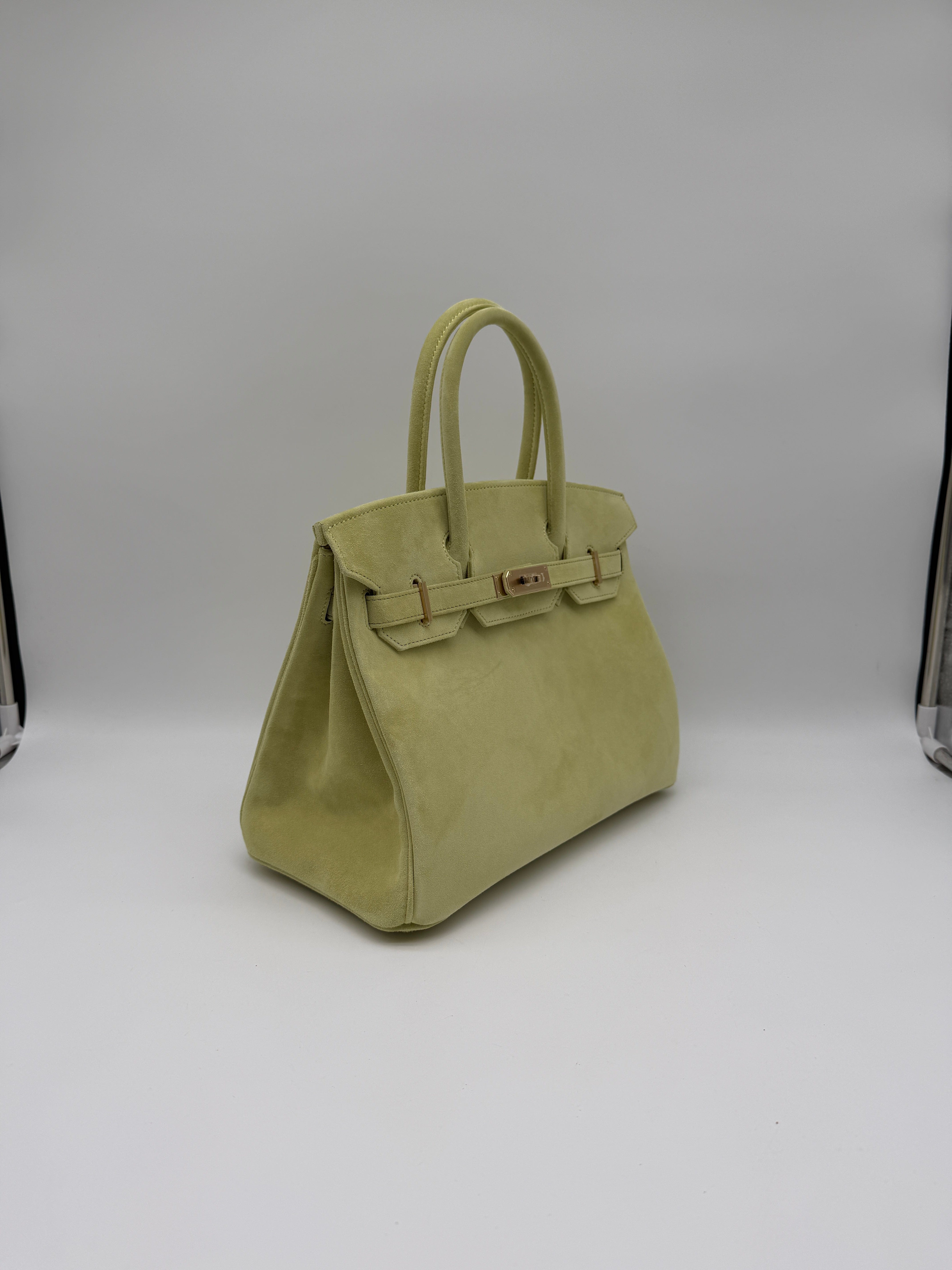 Hermès Hermès Birkin 30 Tilleul Doblis Permabrass Hardware