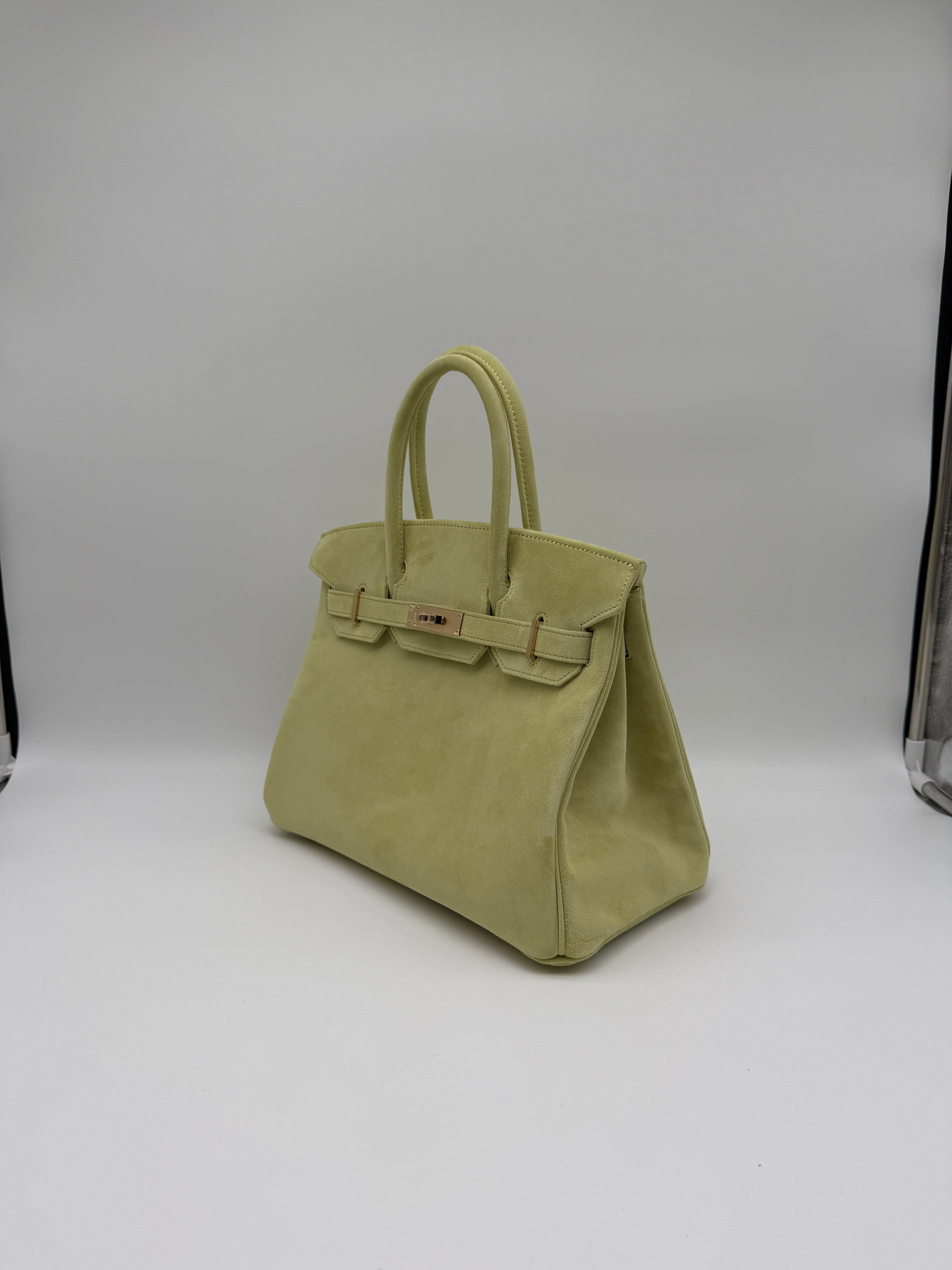 Hermès Hermès Birkin 30 Tilleul Doblis Permabrass Hardware