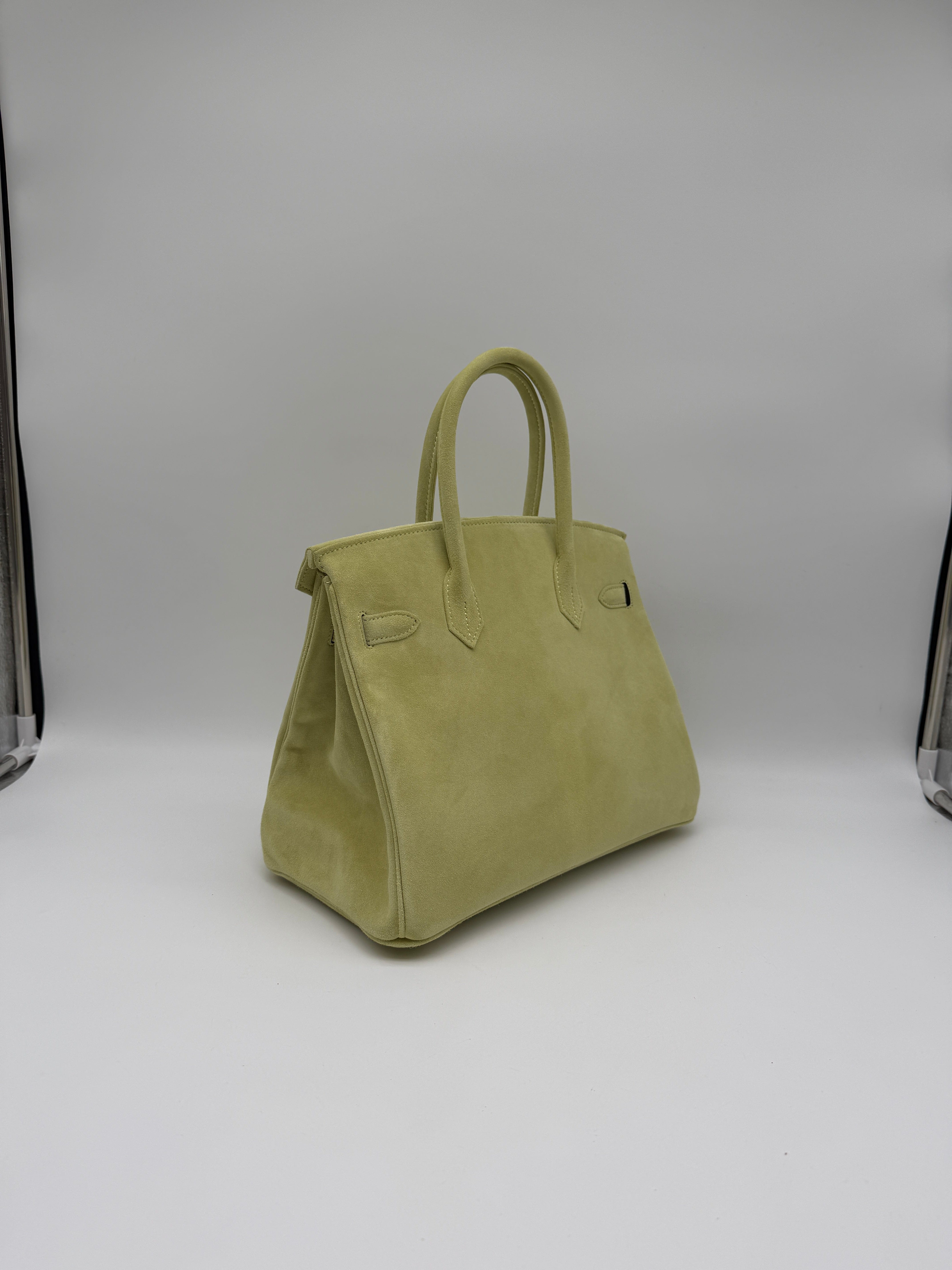 Hermès Hermès Birkin 30 Tilleul Doblis Permabrass Hardware