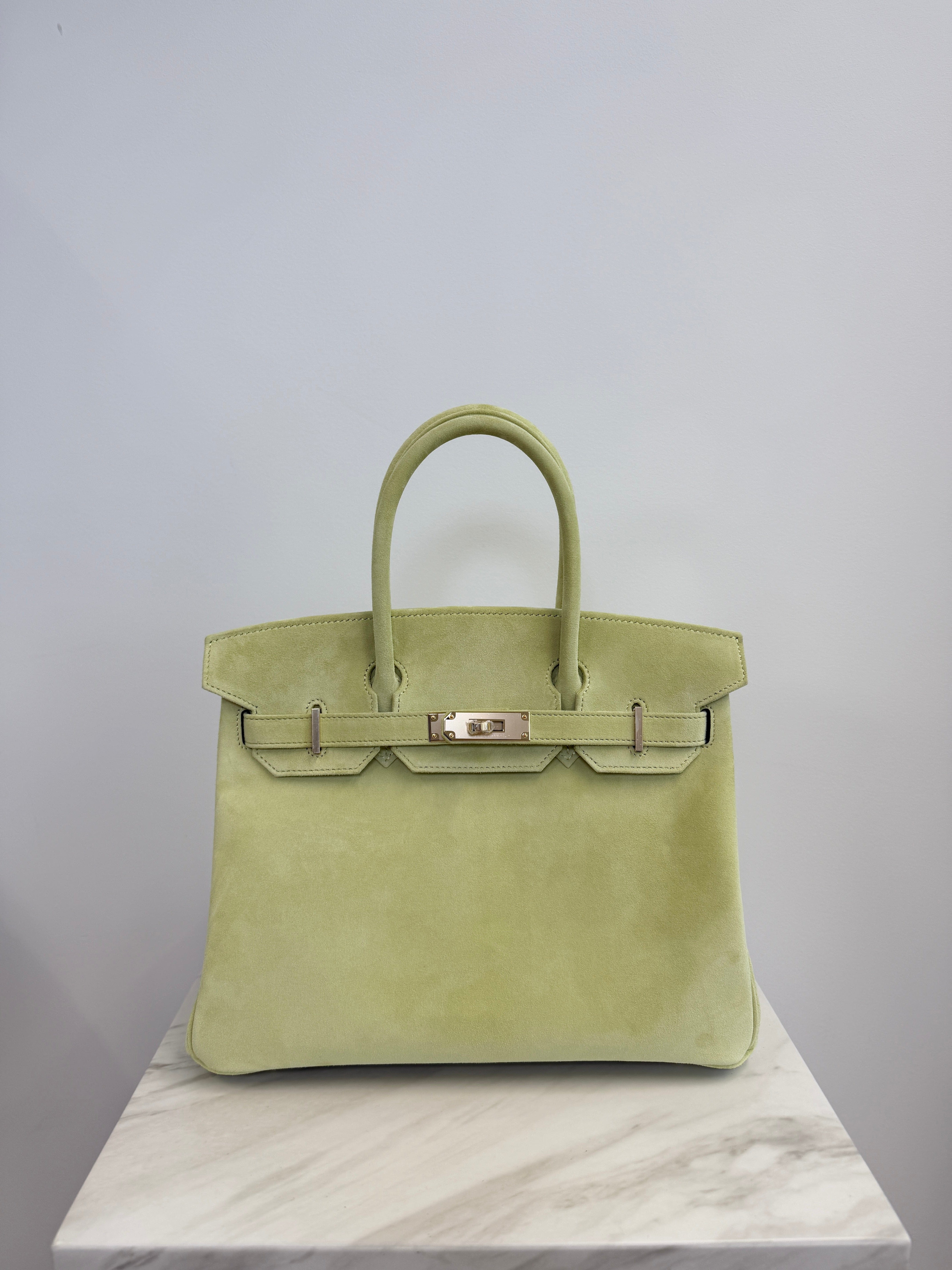 Hermès Hermès Birkin 30 Tilleul Doblis Permabrass Hardware