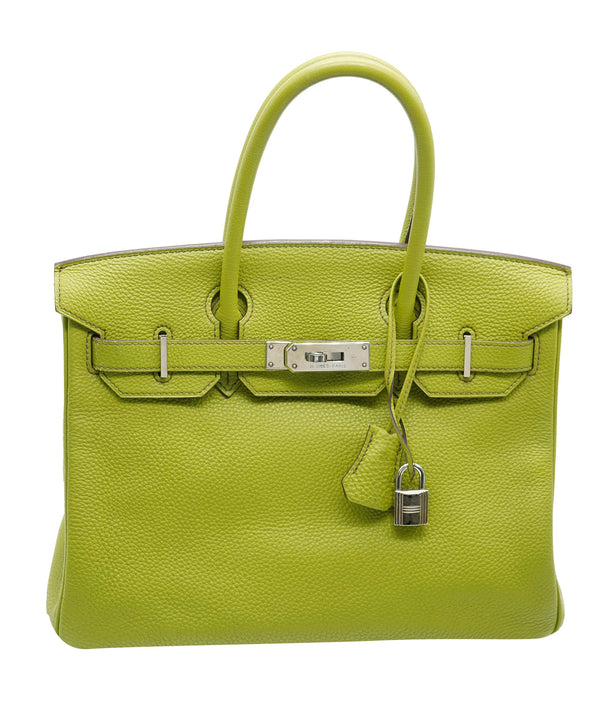 Hermès Hermès Birkin 30 Togo Vert Anis with PHW - ASL10234