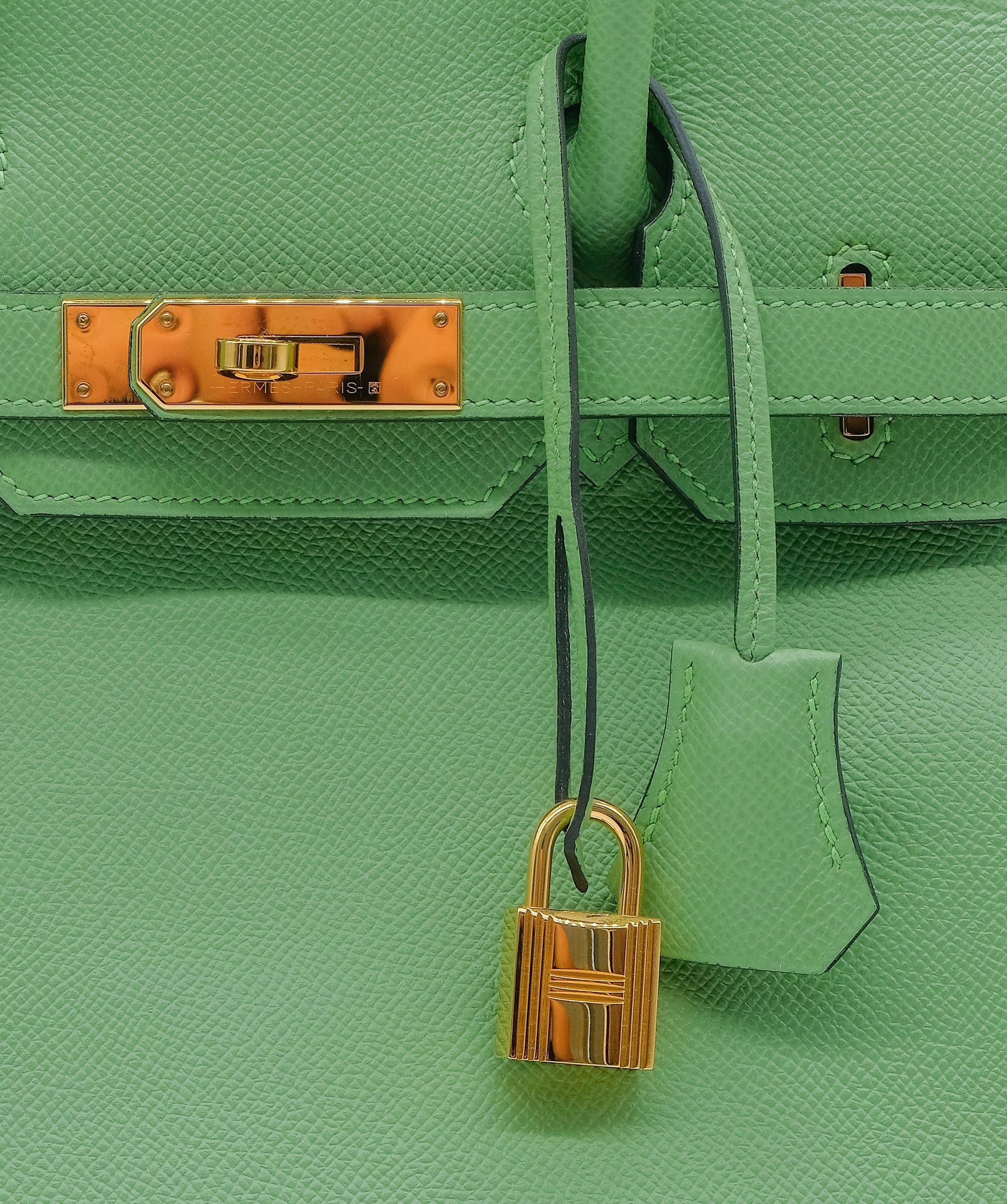 Hermès Hermes Birkin 30 Vert Criquet GHW