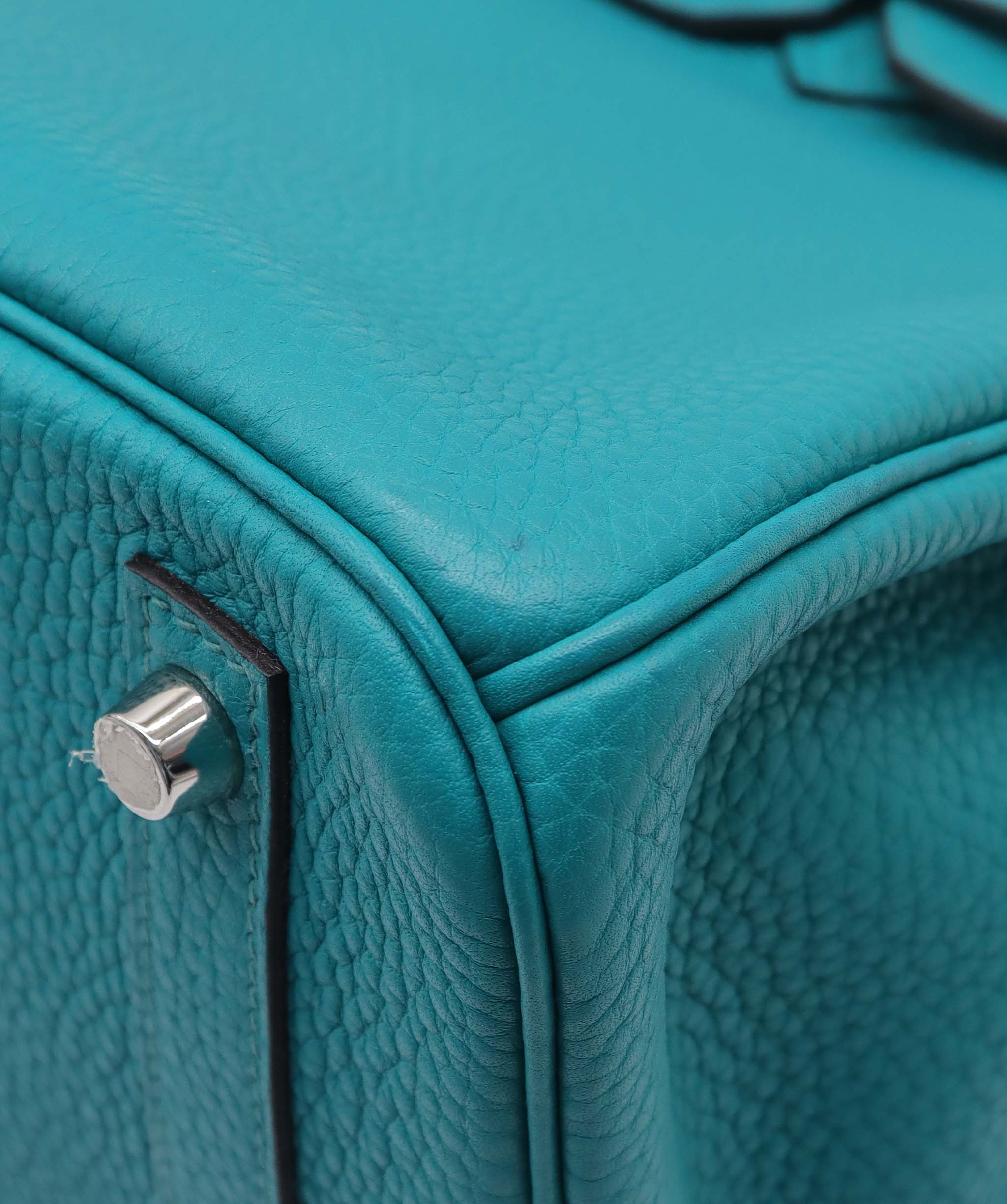 Hermès HERMES BIRKIN 30 VERT VERONE PHW AGC3771