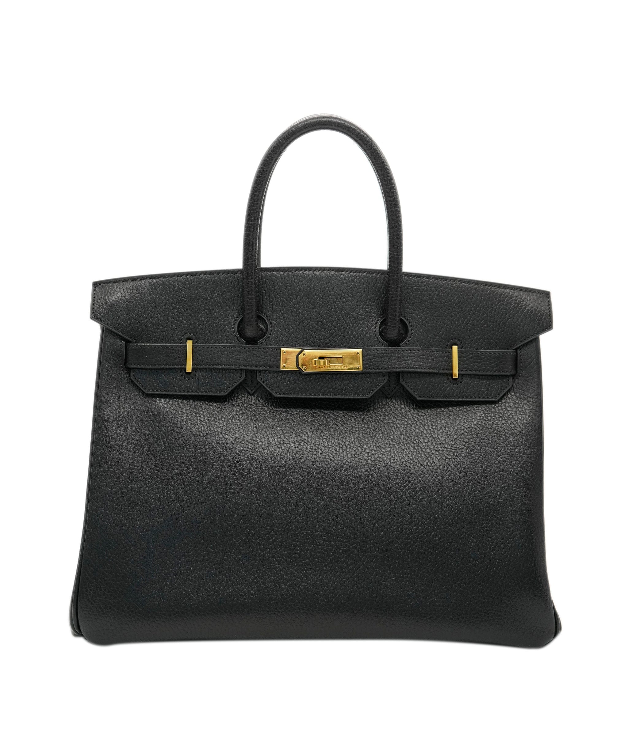 Hermès HERMES BIRKIN 35 BLACK ARDENNES HAND BAG 〇Y 90242130 DBXS0650