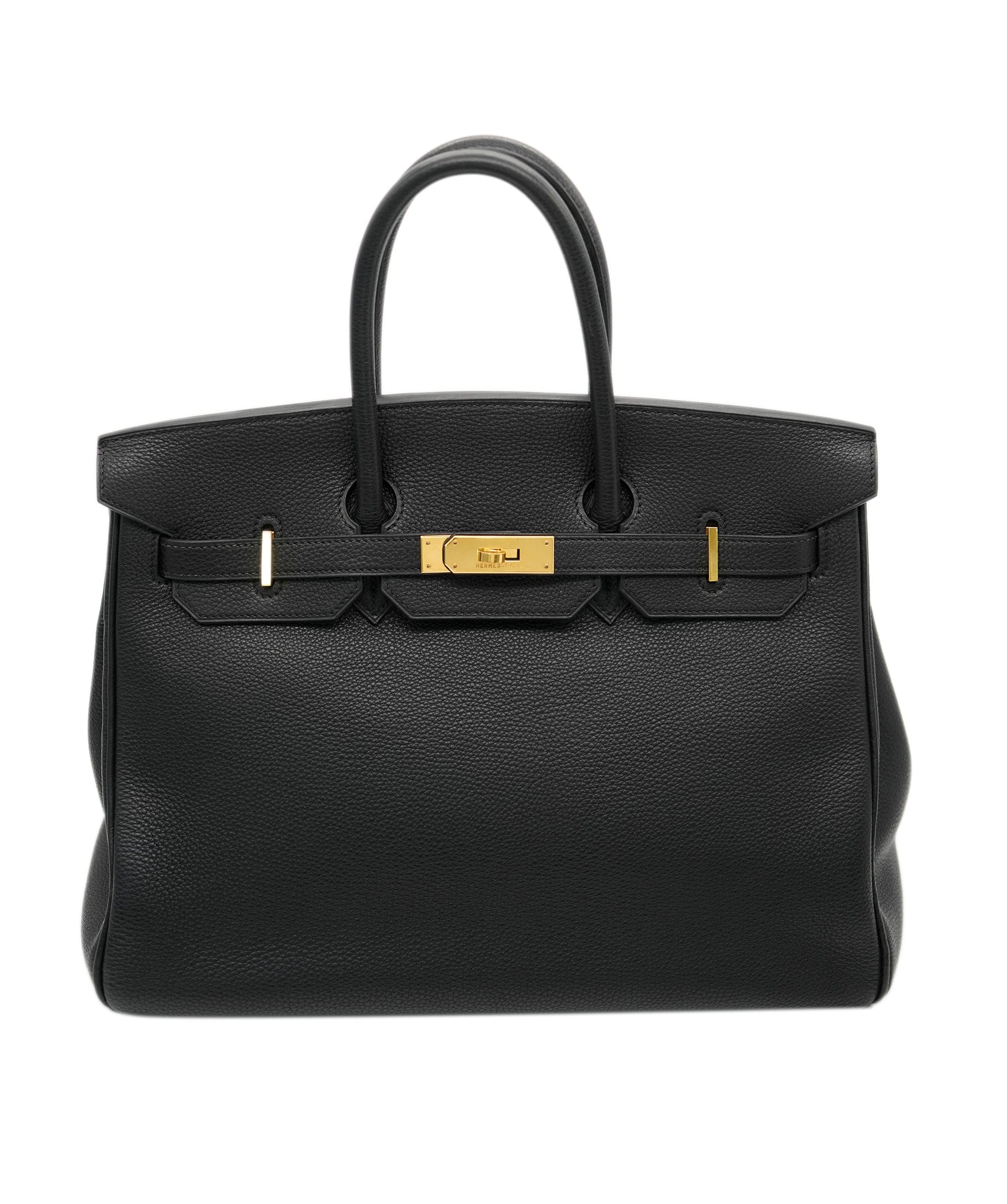 Hermès HERMES BIRKIN 35 BLACK TOGO HAND BAG □F 90247388 DBXS0648