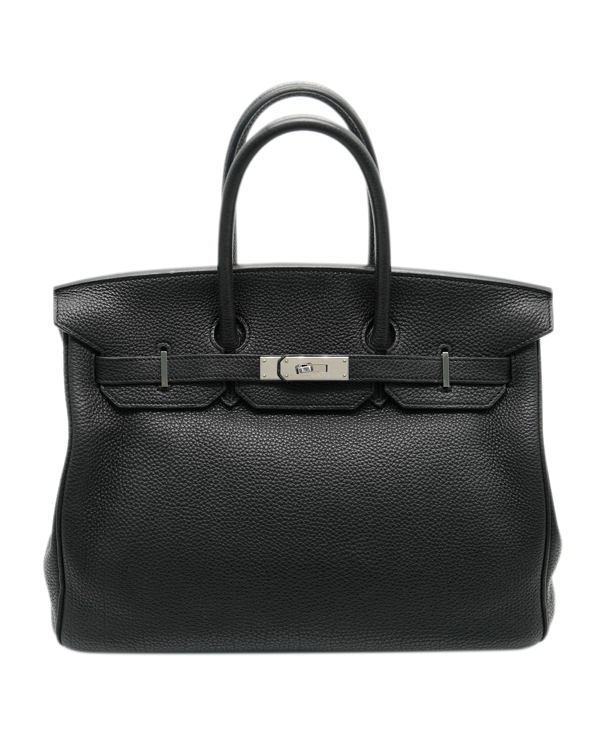 Hermès Hermès Birkin 35 Black Togo PHW #O ASL10541